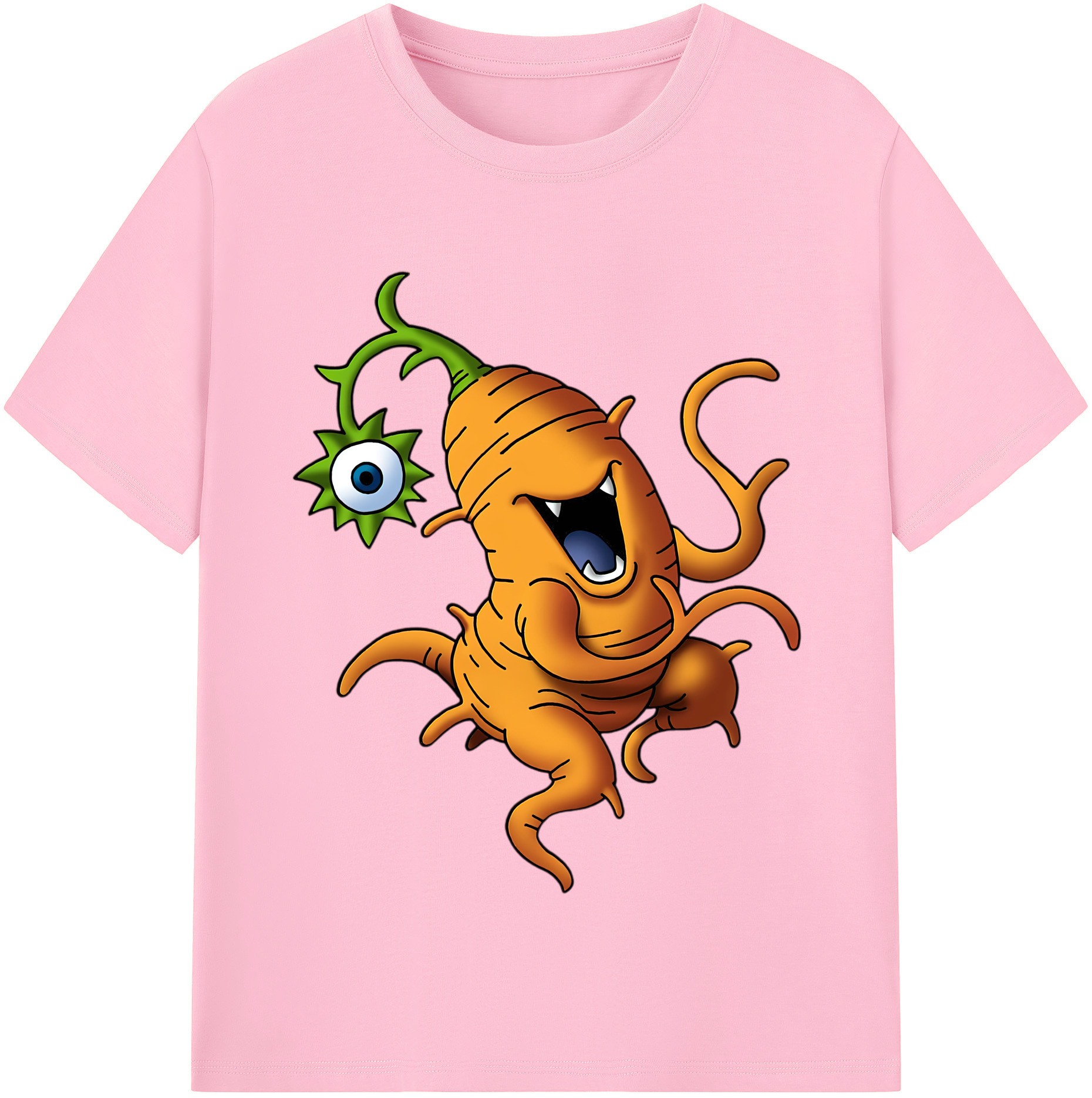 （画像用） ドラゴンクエスト Doragon Kuesuto Dragon Quest 綿100％半袖Tシャツ（フロントプリント）