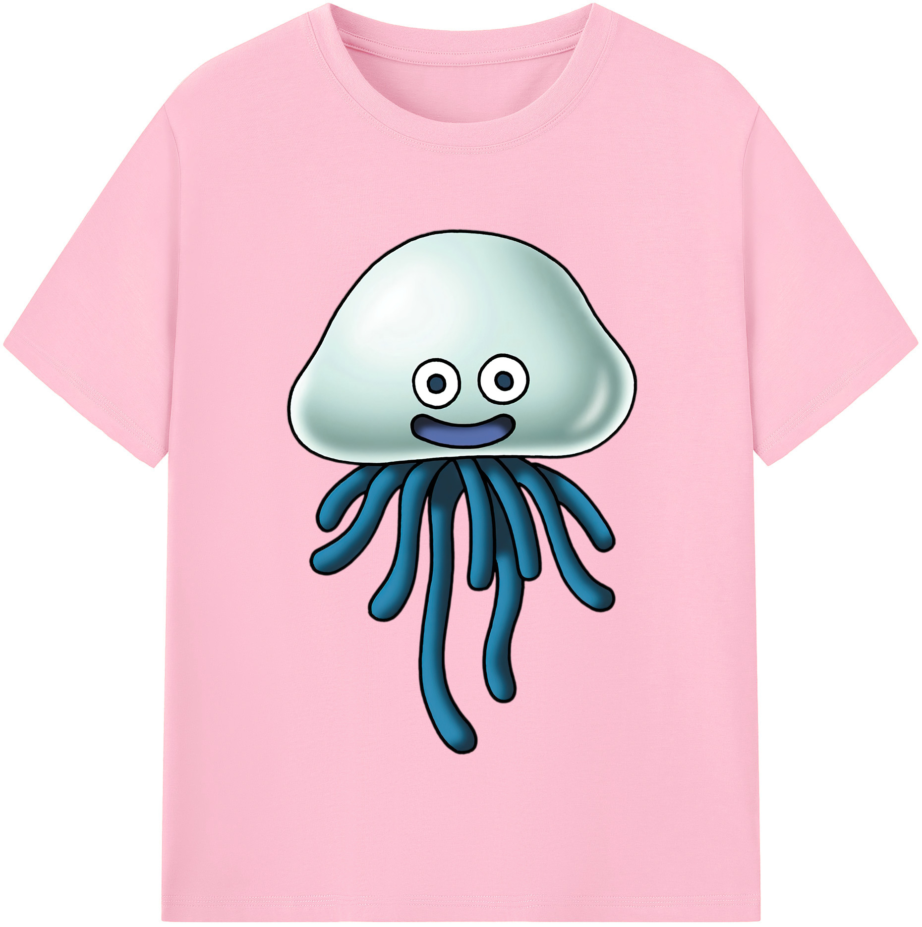 （画像用） ドラゴンクエスト Doragon Kuesuto Dragon Quest 綿100％半袖Tシャツ（フロントプリント）