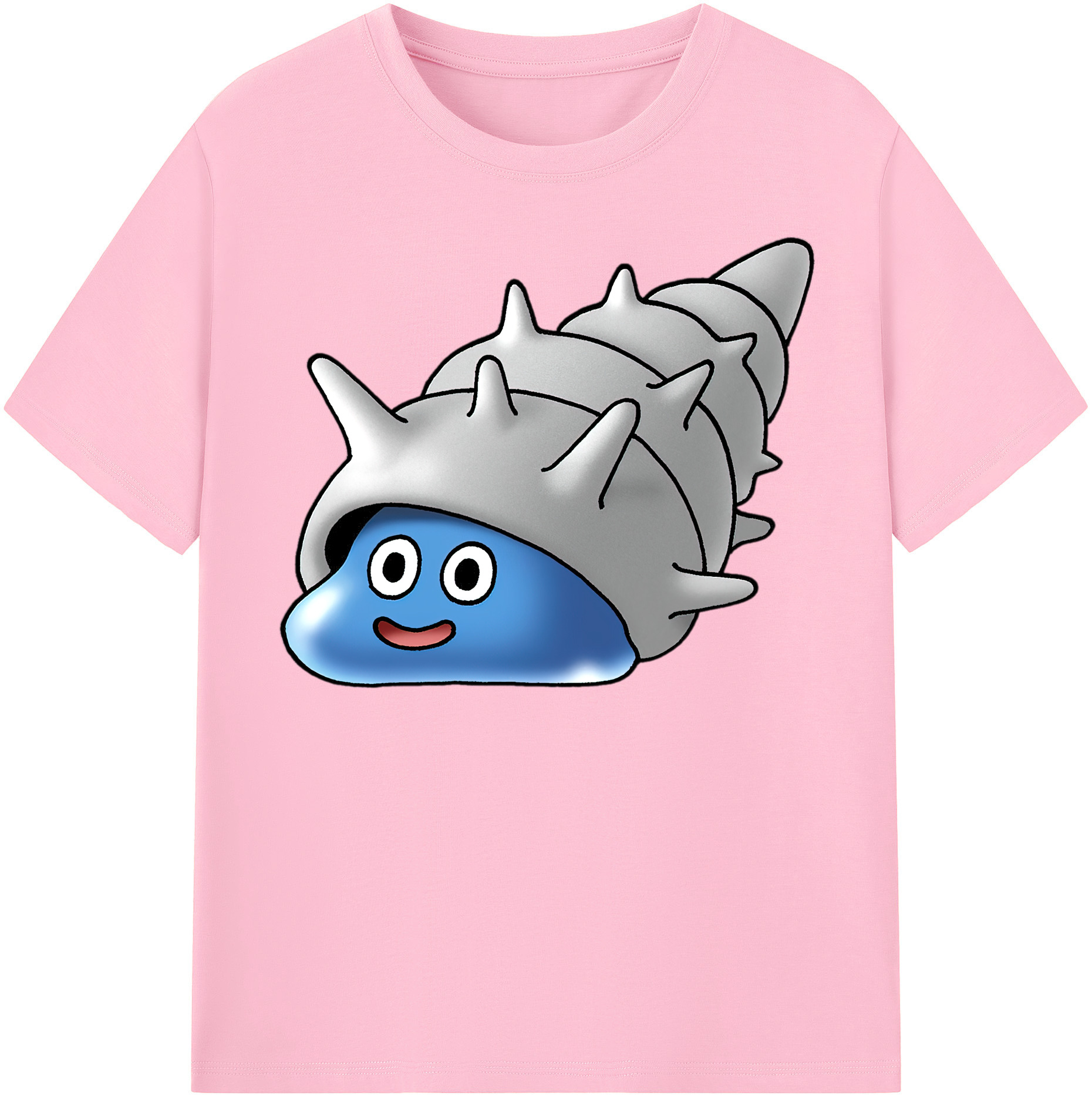 （画像用） ドラゴンクエスト Doragon Kuesuto Dragon Quest 綿100％半袖Tシャツ（フロントプリント）