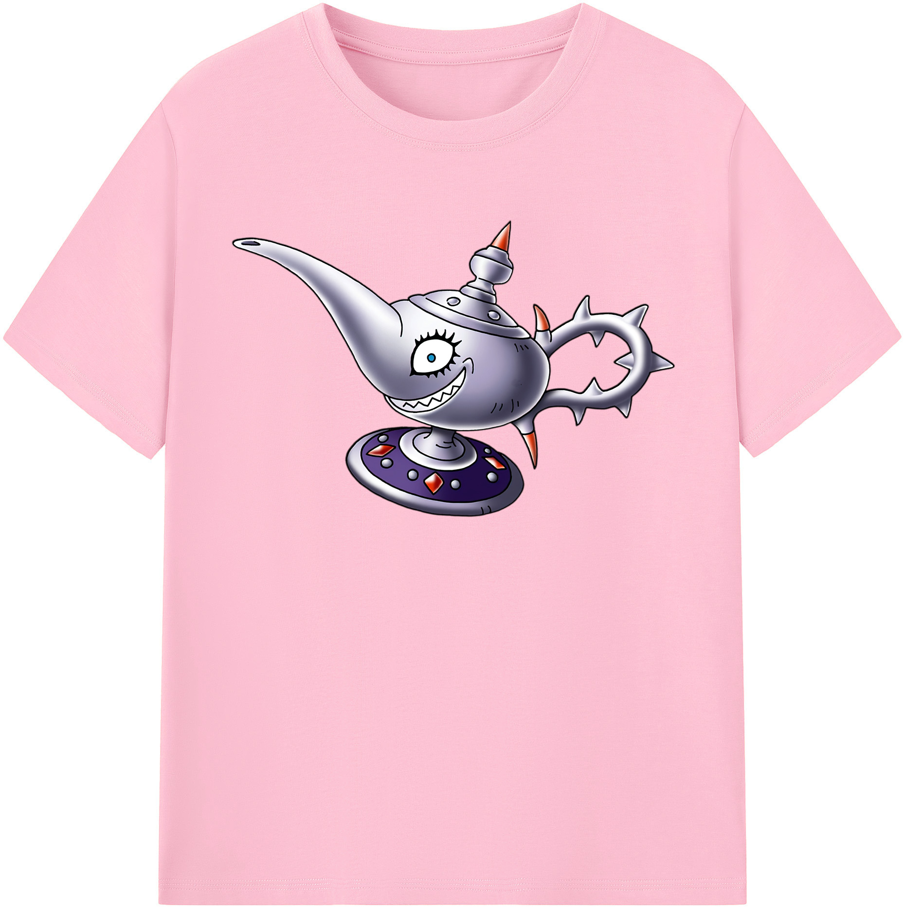 （画像用） ドラゴンクエスト Doragon Kuesuto Dragon Quest 綿100％半袖Tシャツ（フロントプリント）