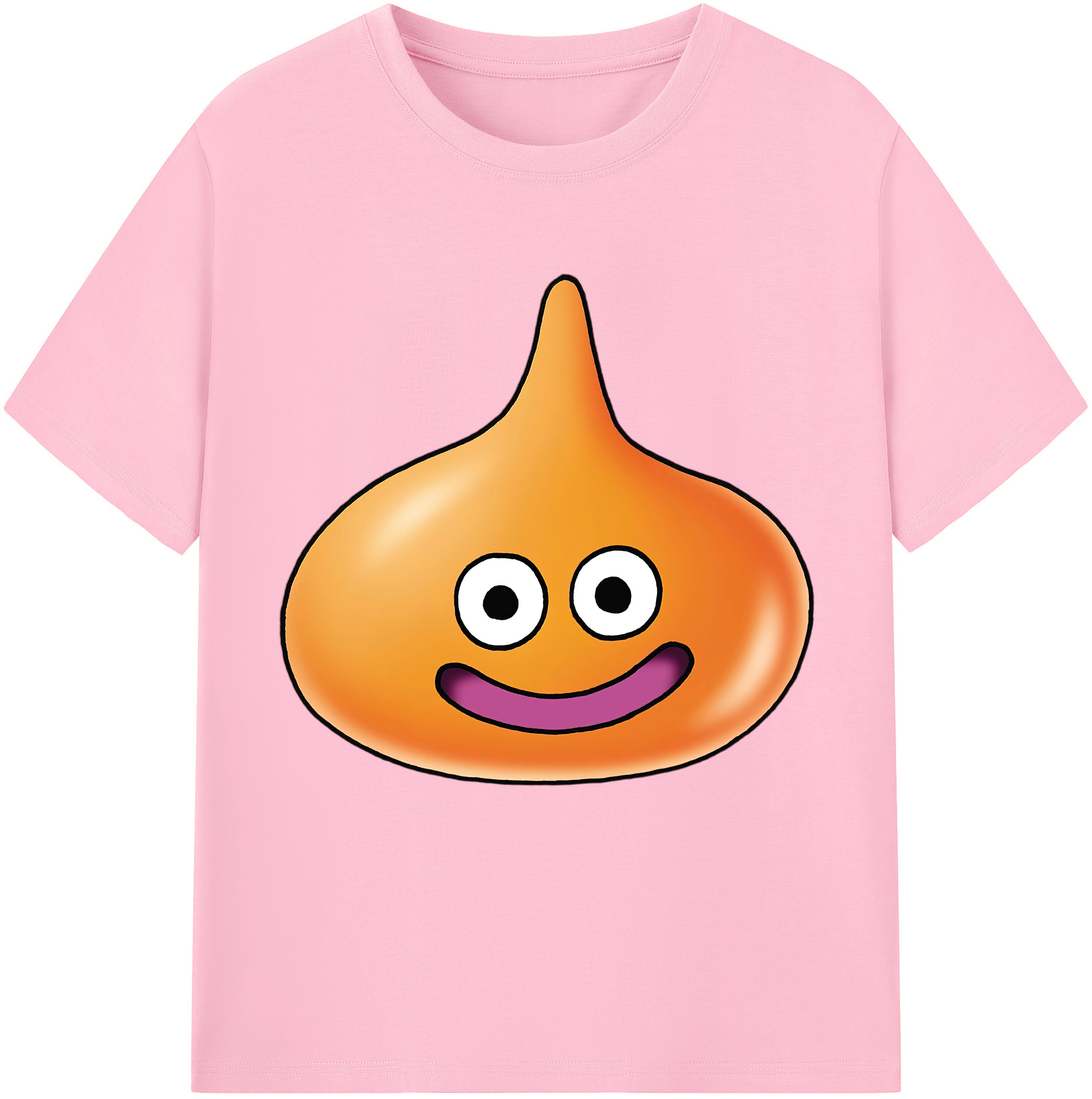 （画像用） ドラゴンクエスト Doragon Kuesuto Dragon Quest 綿100％半袖Tシャツ（フロントプリント）