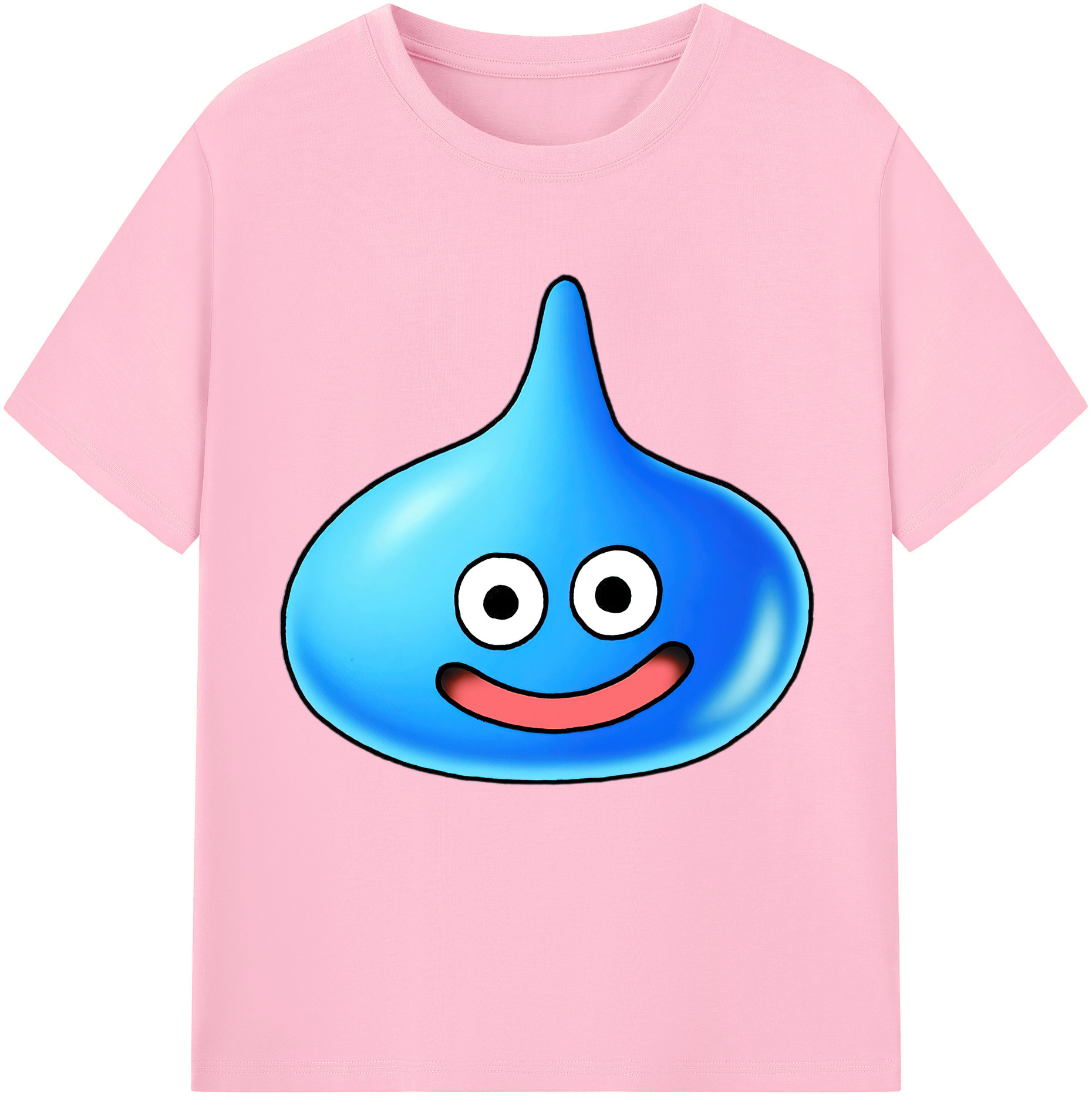 （画像用） ドラゴンクエスト Doragon Kuesuto Dragon Quest 綿100％半袖Tシャツ（フロントプリント）