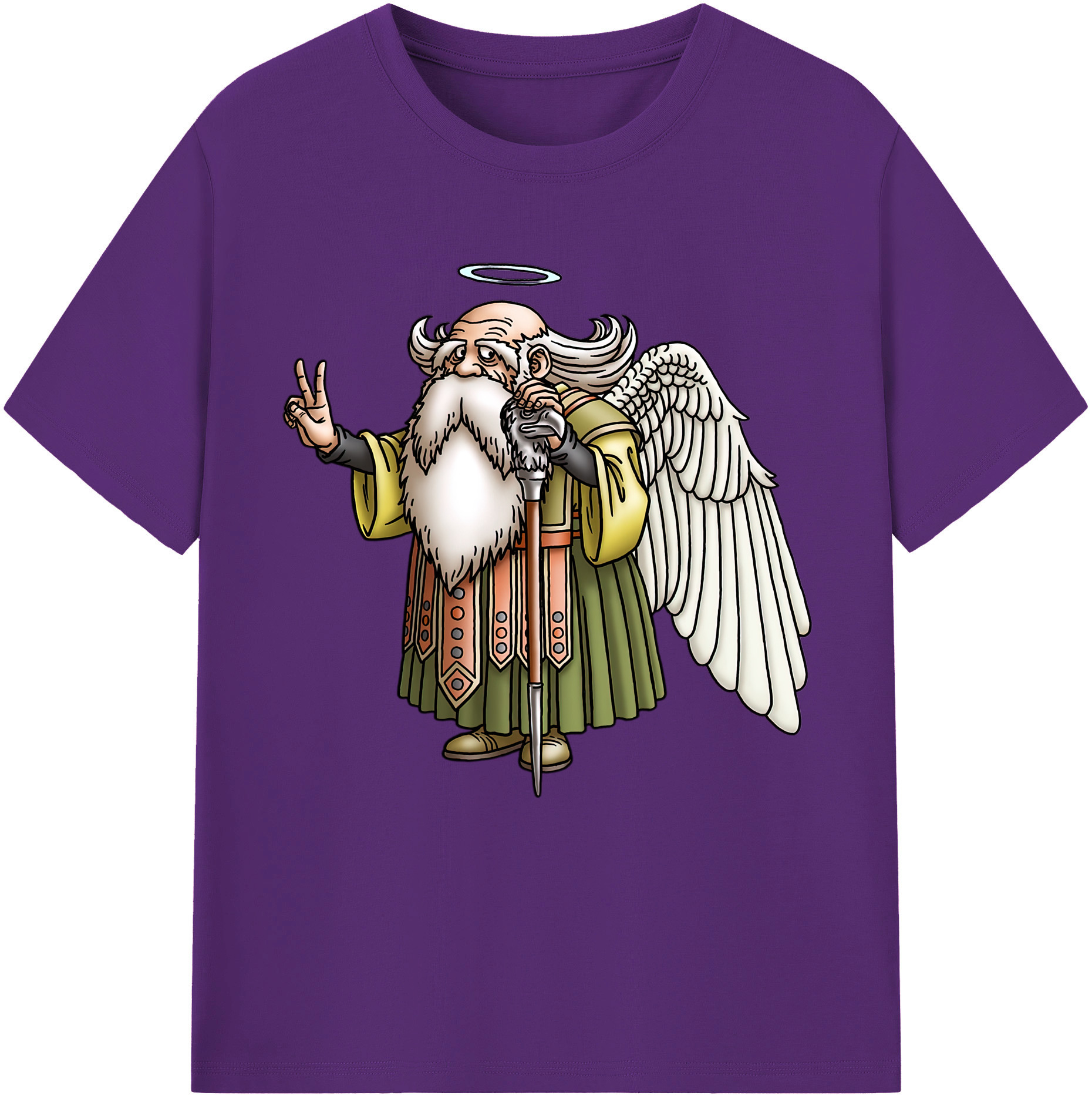（画像用） ドラゴンクエスト Doragon Kuesuto Dragon Quest 綿100％半袖Tシャツ（フロントプリント）