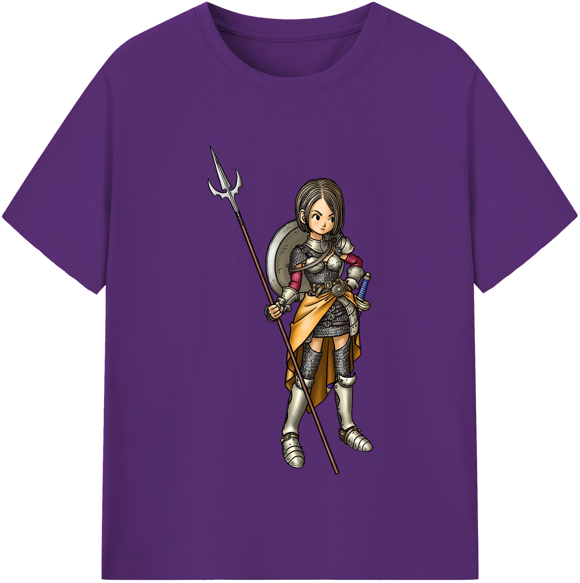 （画像用） ドラゴンクエスト Doragon Kuesuto Dragon Quest 綿100％半袖Tシャツ（フロントプリント）