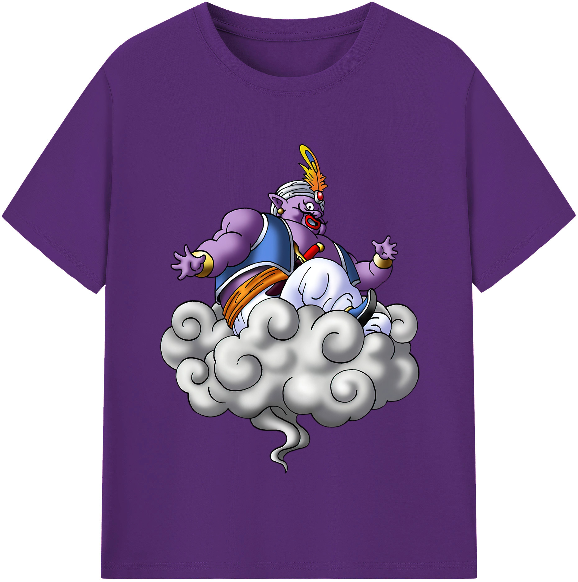 （画像用） ドラゴンクエスト Doragon Kuesuto Dragon Quest 綿100％半袖Tシャツ（フロントプリント）