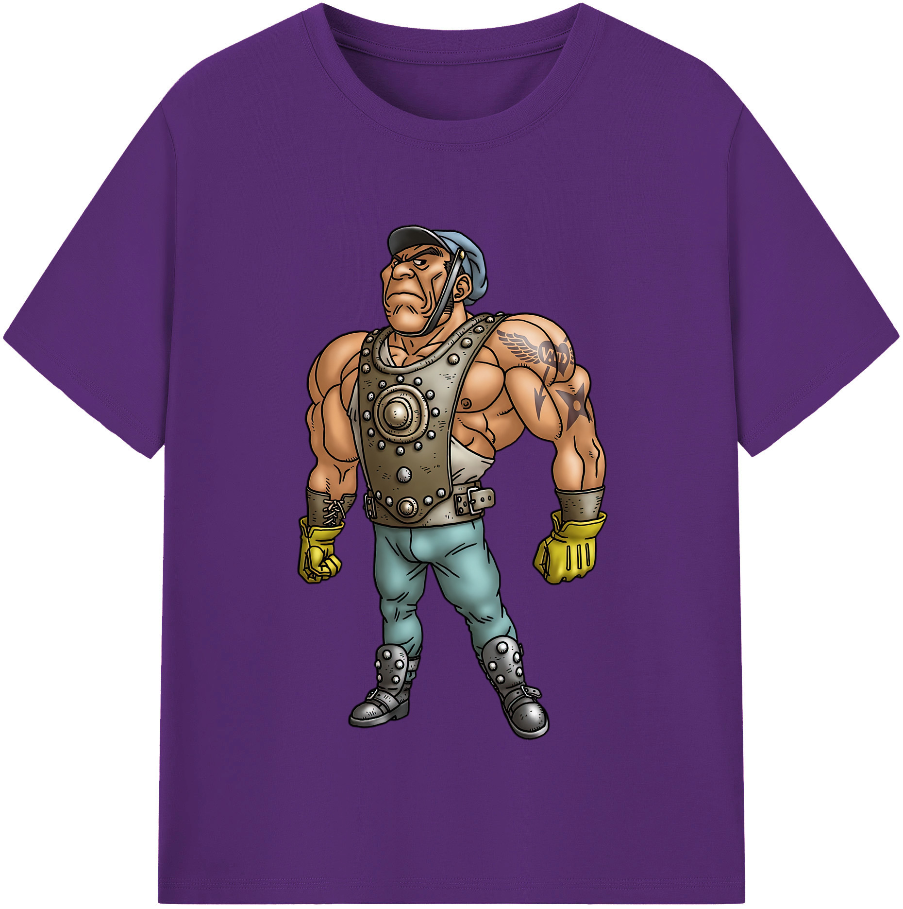 （画像用） ドラゴンクエスト Doragon Kuesuto Dragon Quest 綿100％半袖Tシャツ（フロントプリント）