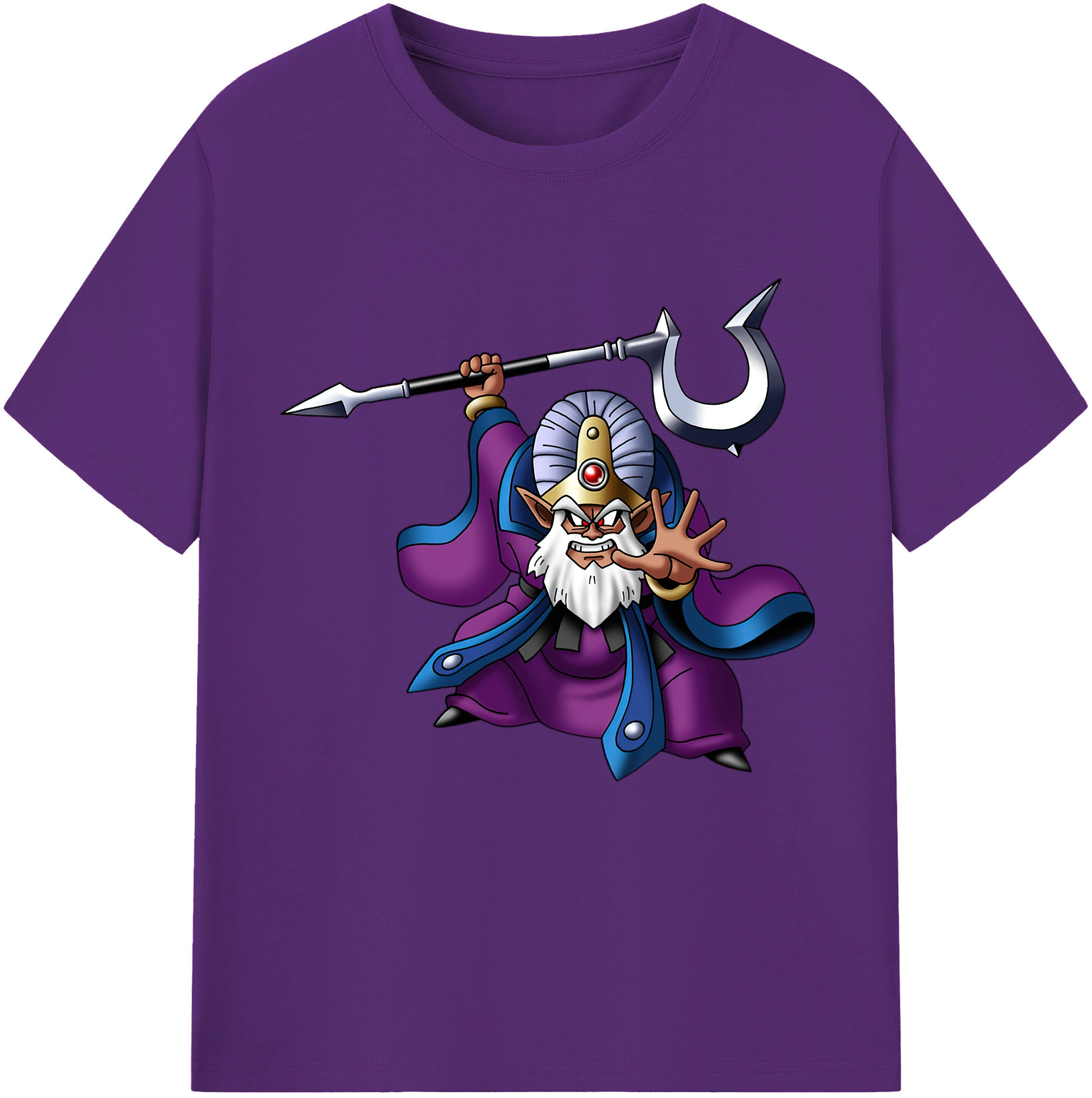 （画像用） ドラゴンクエスト Doragon Kuesuto Dragon Quest 綿100％半袖Tシャツ（フロントプリント）