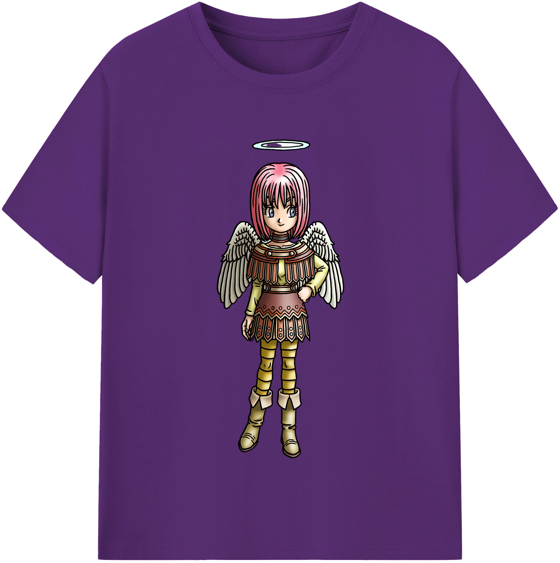 （画像用） ドラゴンクエスト Doragon Kuesuto Dragon Quest 綿100％半袖Tシャツ（フロントプリント）