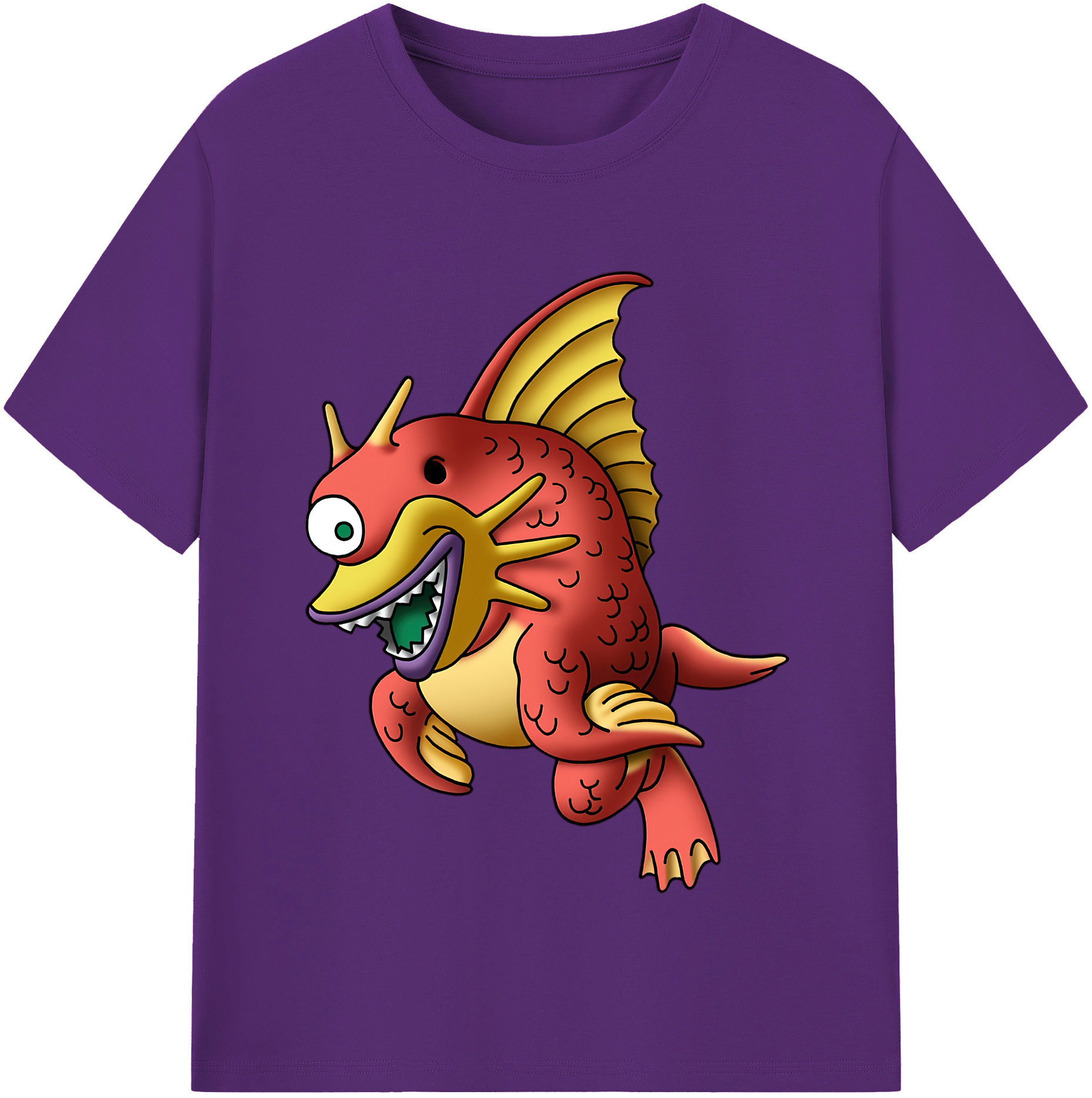 （画像用） ドラゴンクエスト Doragon Kuesuto Dragon Quest 綿100％半袖Tシャツ（フロントプリント）
