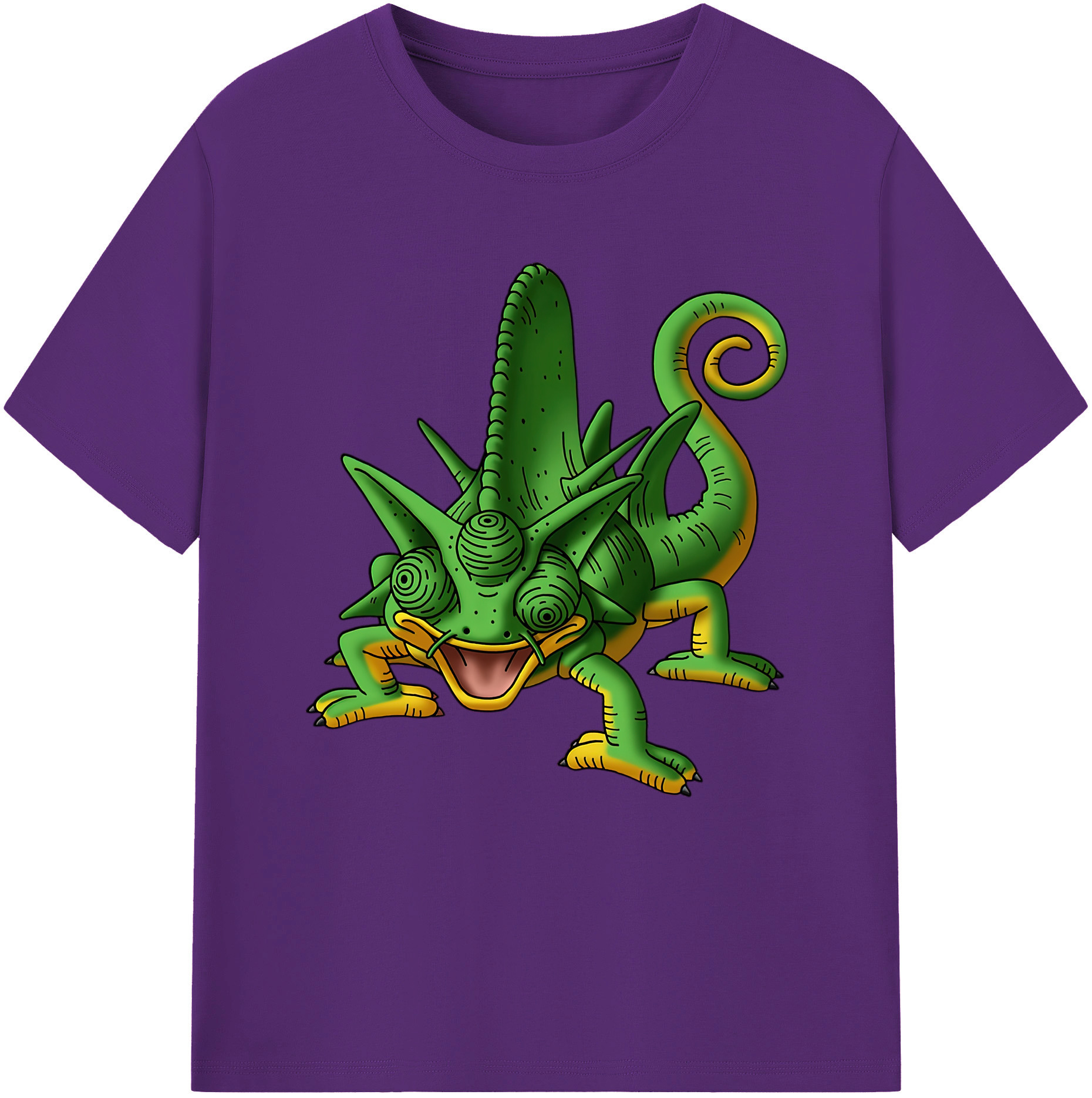 （画像用） ドラゴンクエスト Doragon Kuesuto Dragon Quest 綿100％半袖Tシャツ（フロントプリント）