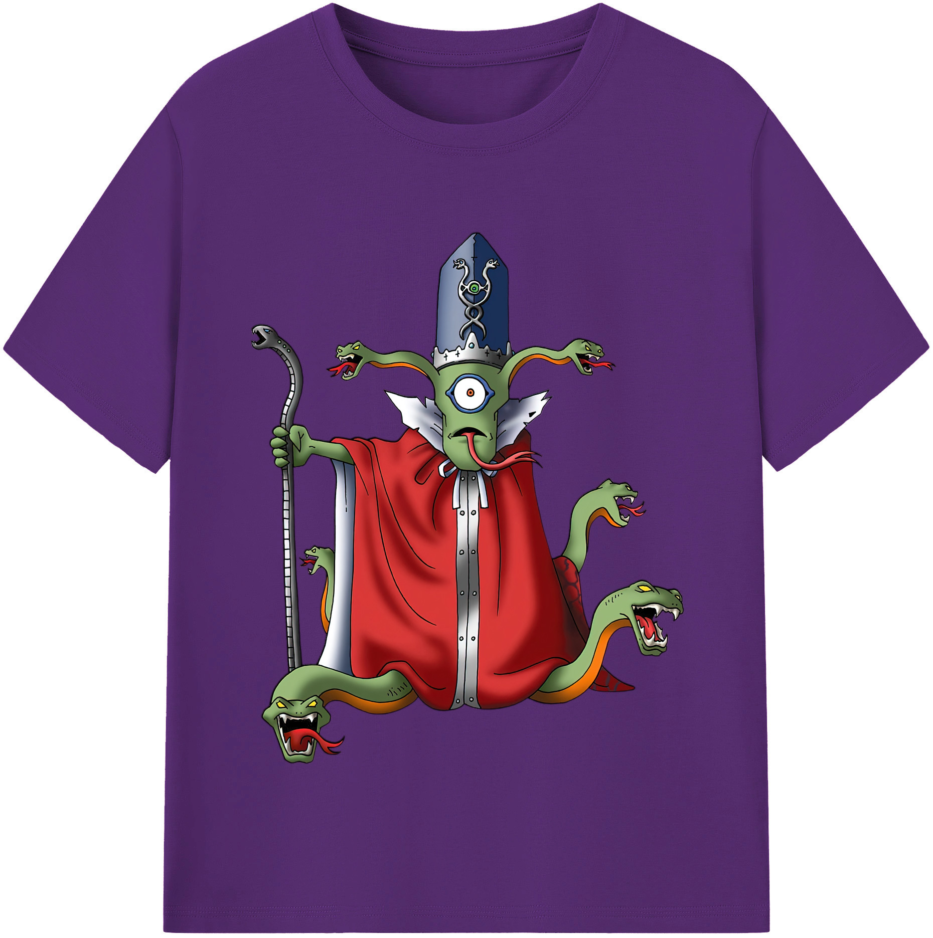 （画像用） ドラゴンクエスト Doragon Kuesuto Dragon Quest 綿100％半袖Tシャツ（フロントプリント）