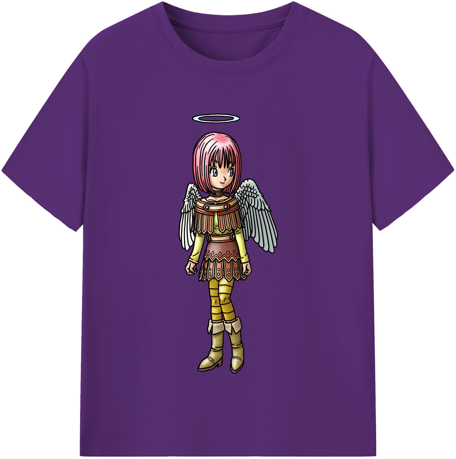 （画像用） ドラゴンクエスト Doragon Kuesuto Dragon Quest 綿100％半袖Tシャツ（フロントプリント）