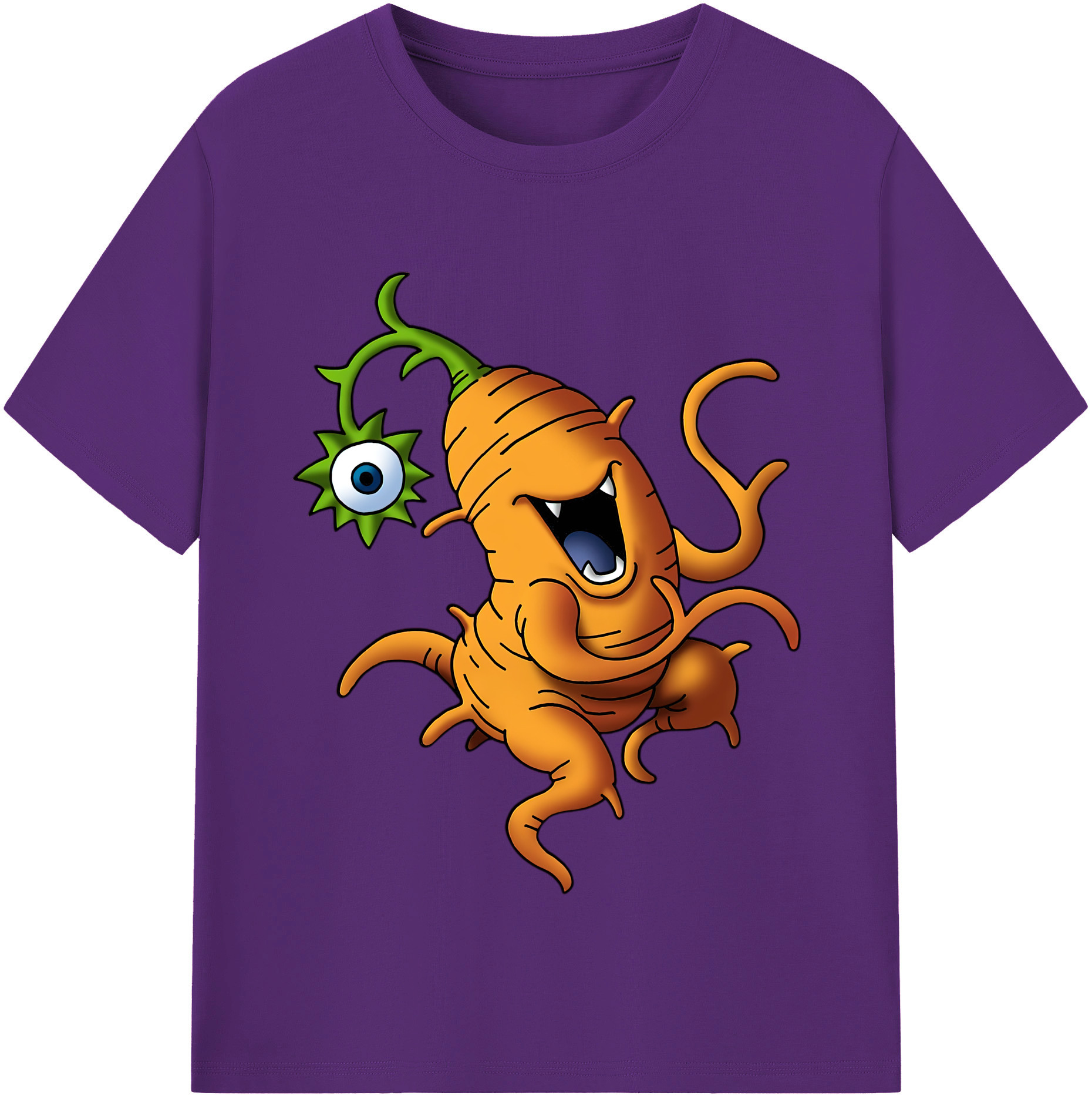 （画像用） ドラゴンクエスト Doragon Kuesuto Dragon Quest 綿100％半袖Tシャツ（フロントプリント）
