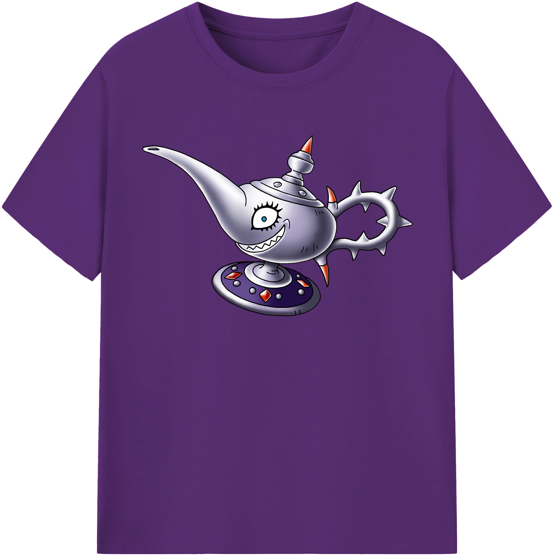 （画像用） ドラゴンクエスト Doragon Kuesuto Dragon Quest 綿100％半袖Tシャツ（フロントプリント）