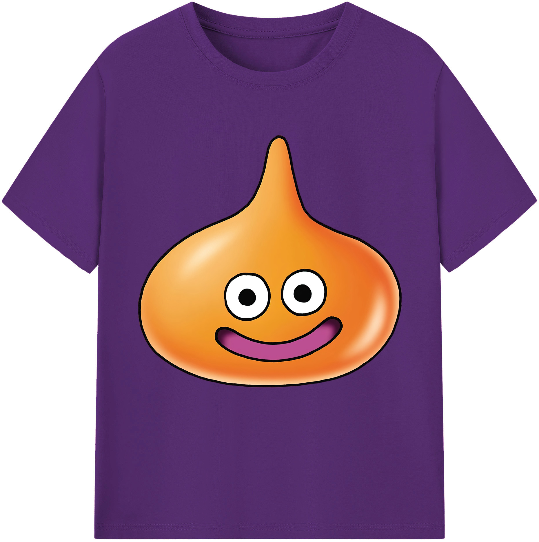 （画像用） ドラゴンクエスト Doragon Kuesuto Dragon Quest 綿100％半袖Tシャツ（フロントプリント）
