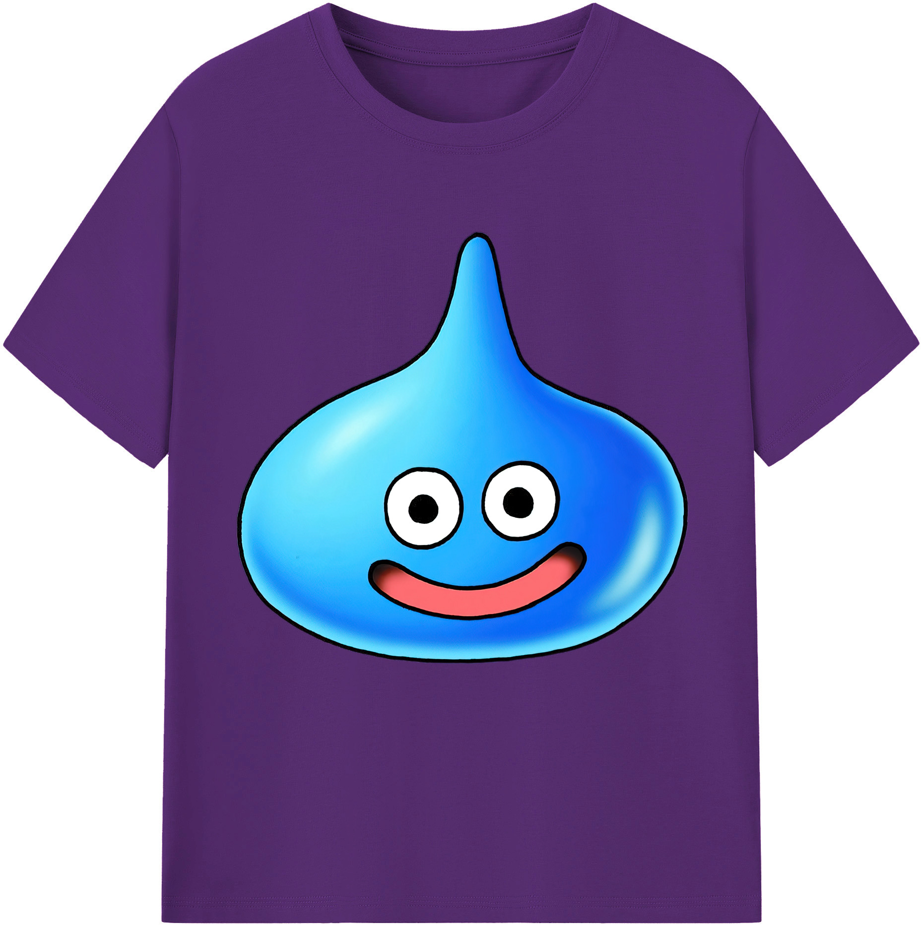 （画像用） ドラゴンクエスト Doragon Kuesuto Dragon Quest 綿100％半袖Tシャツ（フロントプリント）