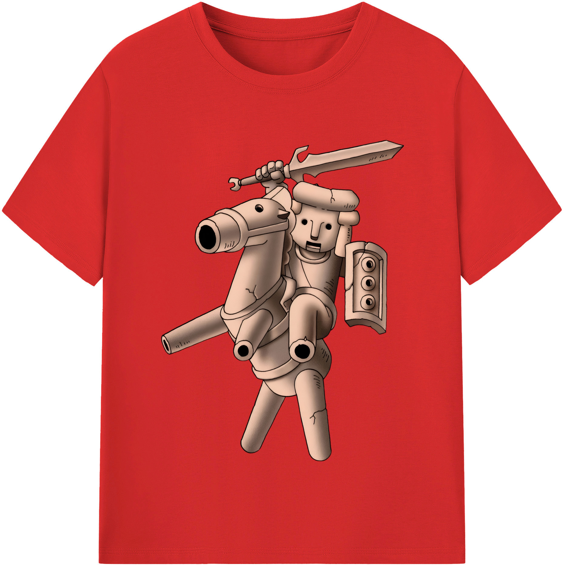 （画像用） ドラゴンクエスト Doragon Kuesuto Dragon Quest 綿100％半袖Tシャツ（フロントプリント）