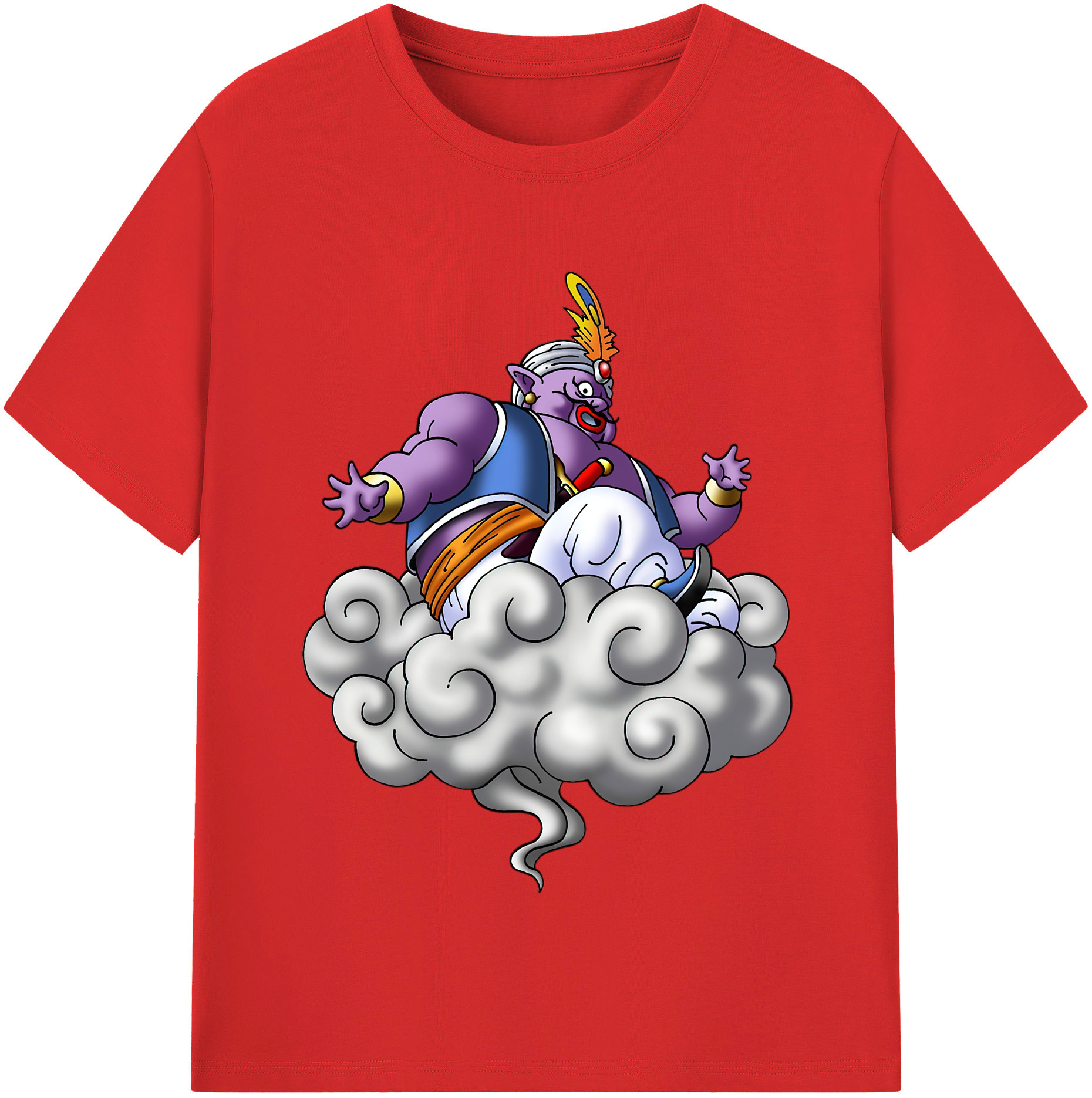 （画像用） ドラゴンクエスト Doragon Kuesuto Dragon Quest 綿100％半袖Tシャツ（フロントプリント）
