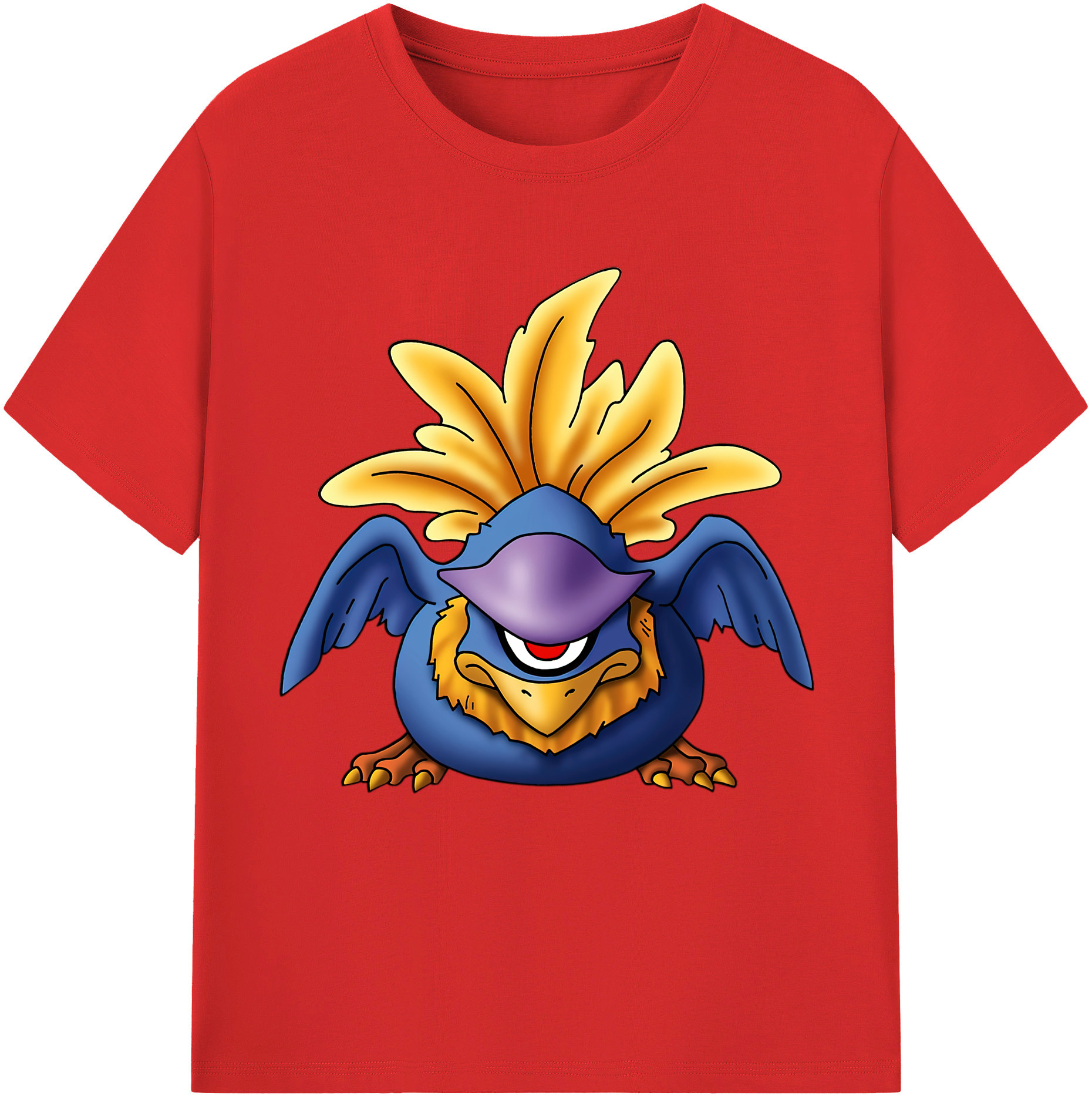 （画像用） ドラゴンクエスト Doragon Kuesuto Dragon Quest 綿100％半袖Tシャツ（フロントプリント）