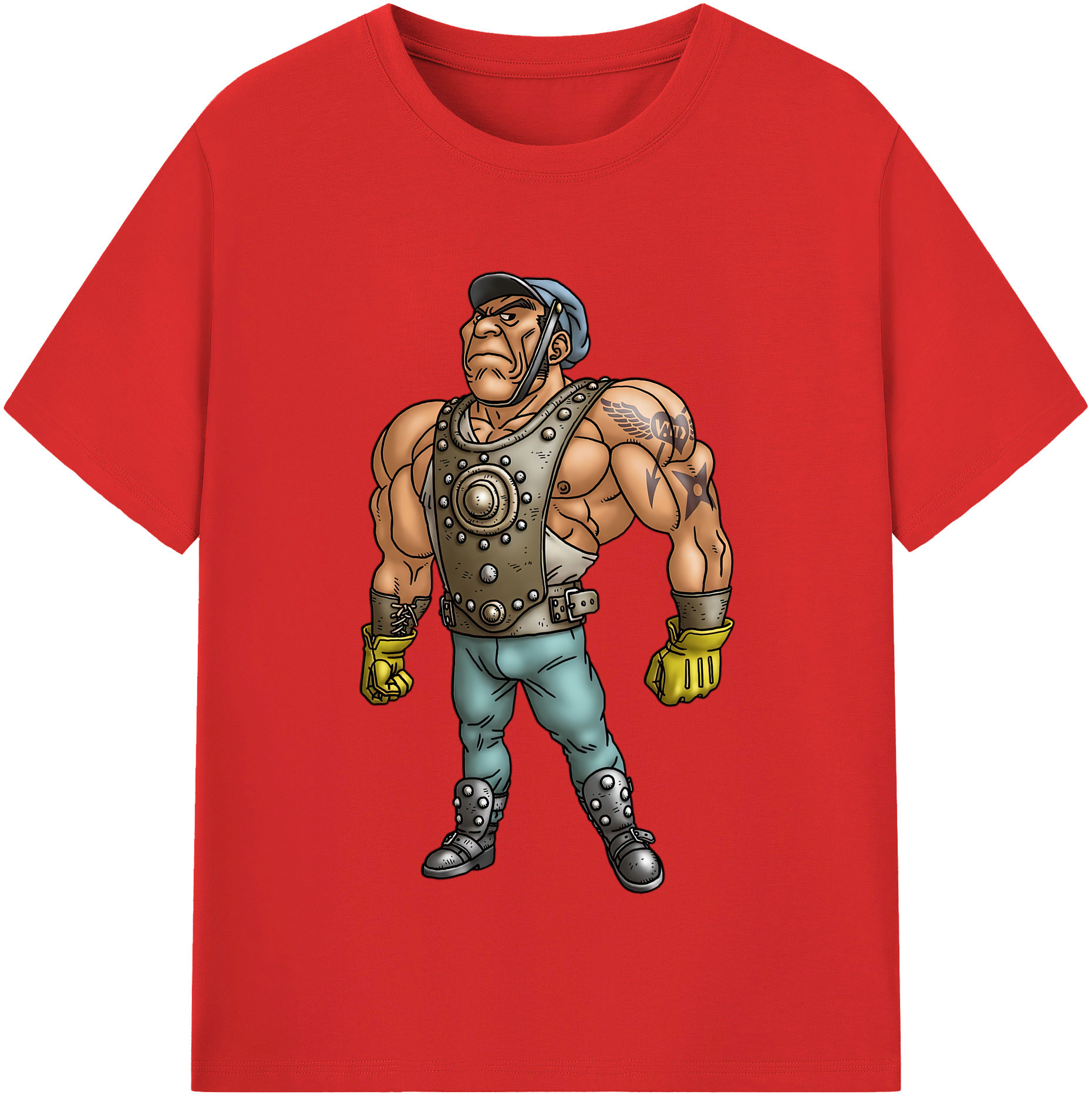 （画像用） ドラゴンクエスト Doragon Kuesuto Dragon Quest 綿100％半袖Tシャツ（フロントプリント）
