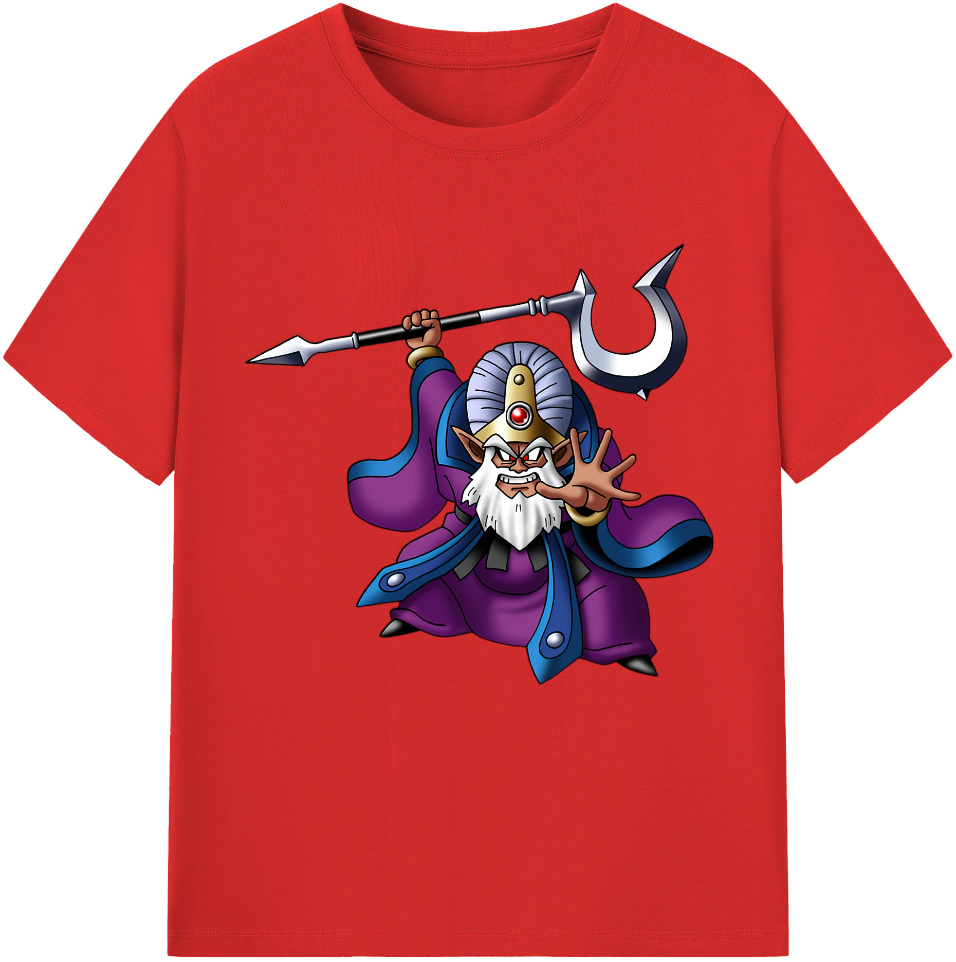 （画像用） ドラゴンクエスト Doragon Kuesuto Dragon Quest 綿100％半袖Tシャツ（フロントプリント）