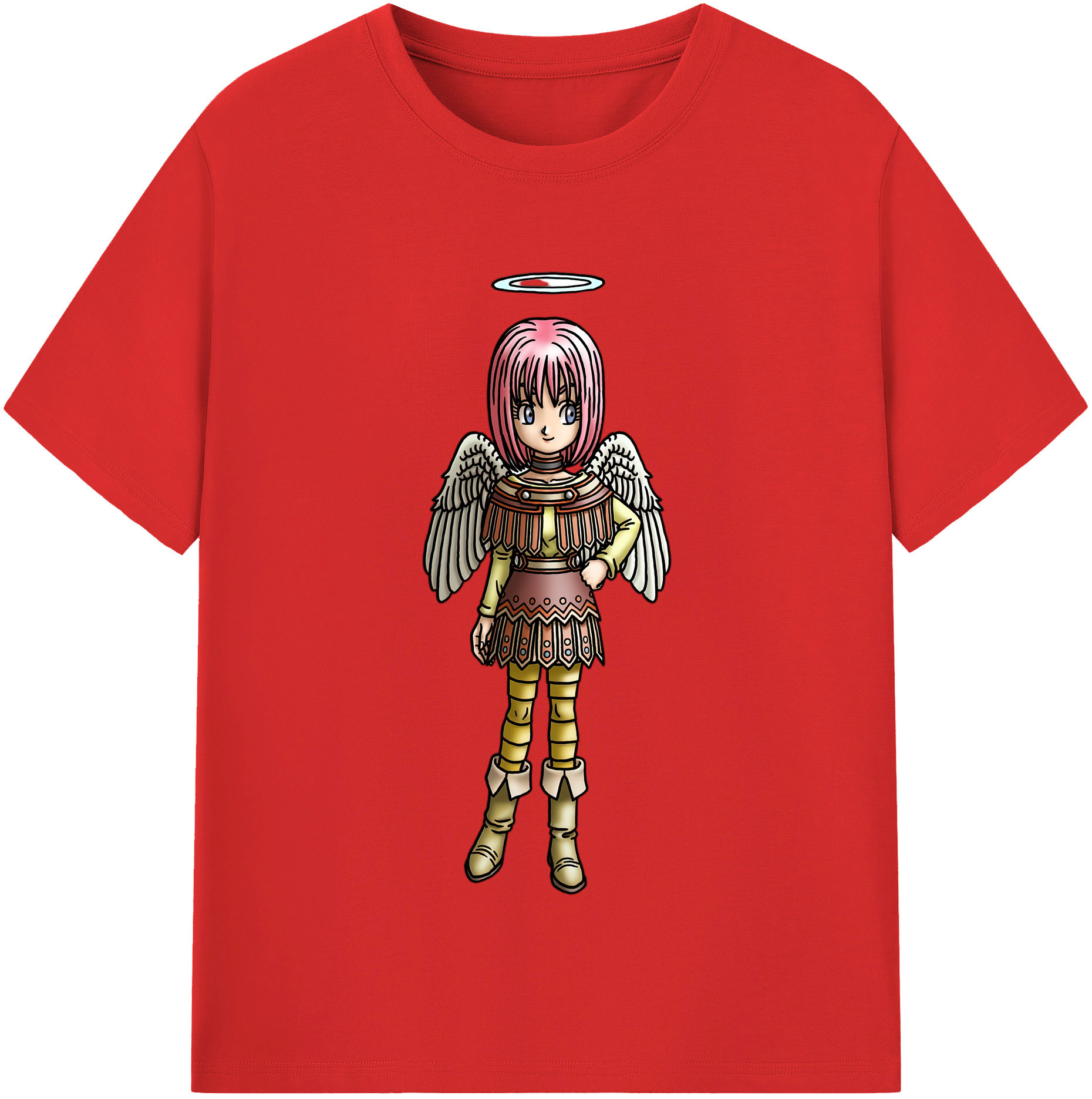 （画像用） ドラゴンクエスト Doragon Kuesuto Dragon Quest 綿100％半袖Tシャツ（フロントプリント）