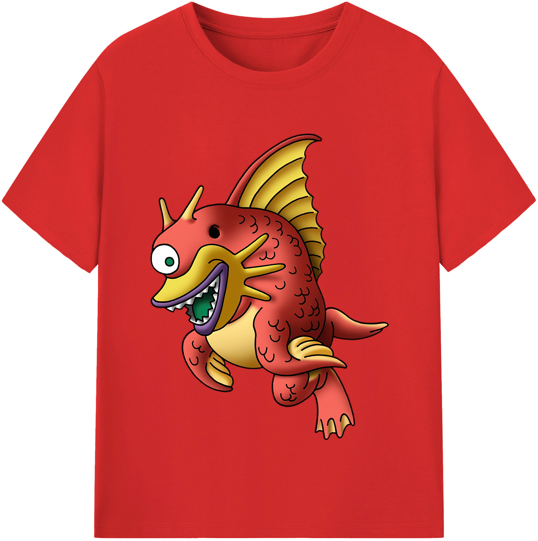 （画像用） ドラゴンクエスト Doragon Kuesuto Dragon Quest 綿100％半袖Tシャツ（フロントプリント）