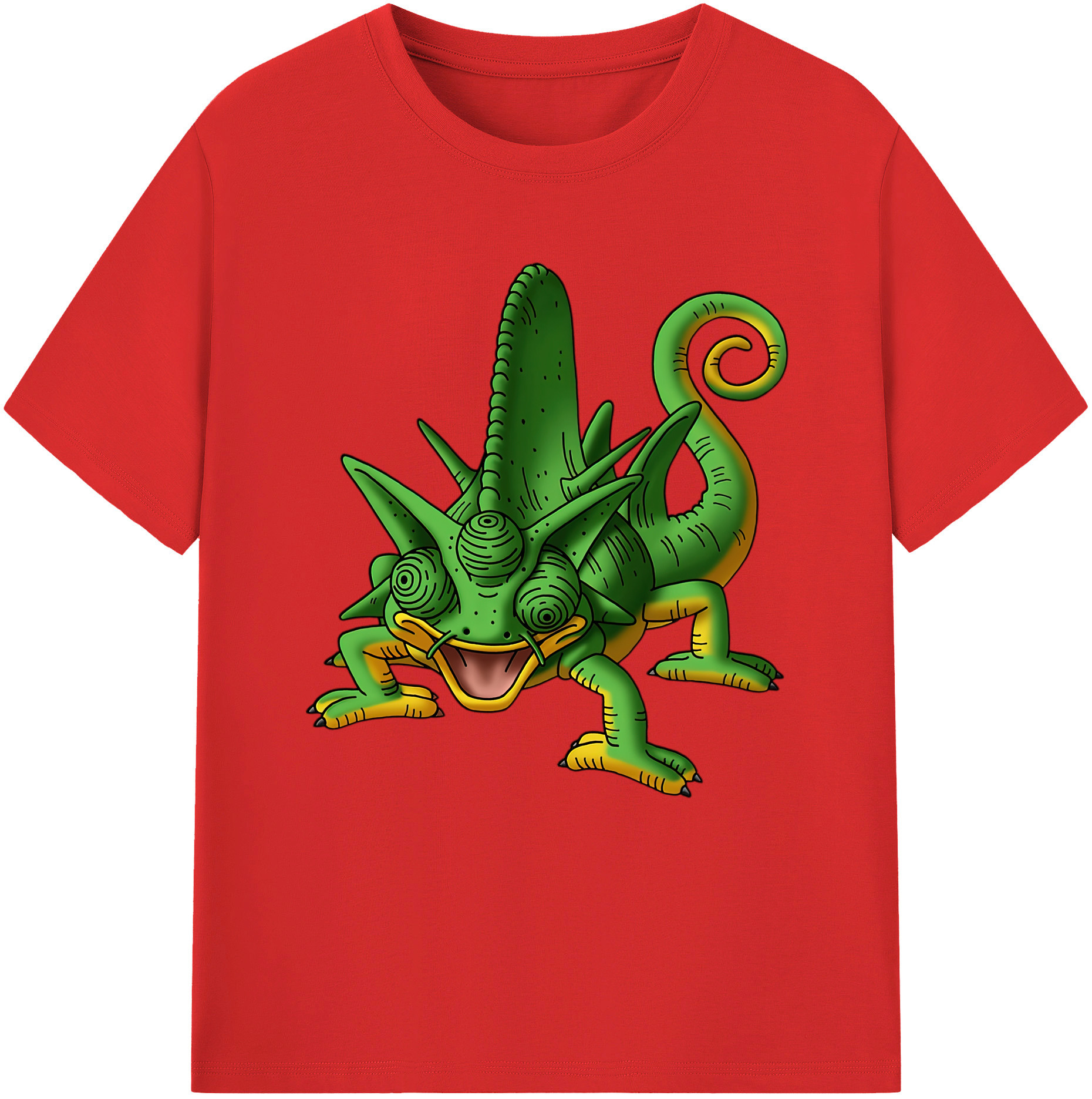 （画像用） ドラゴンクエスト Doragon Kuesuto Dragon Quest 綿100％半袖Tシャツ（フロントプリント）