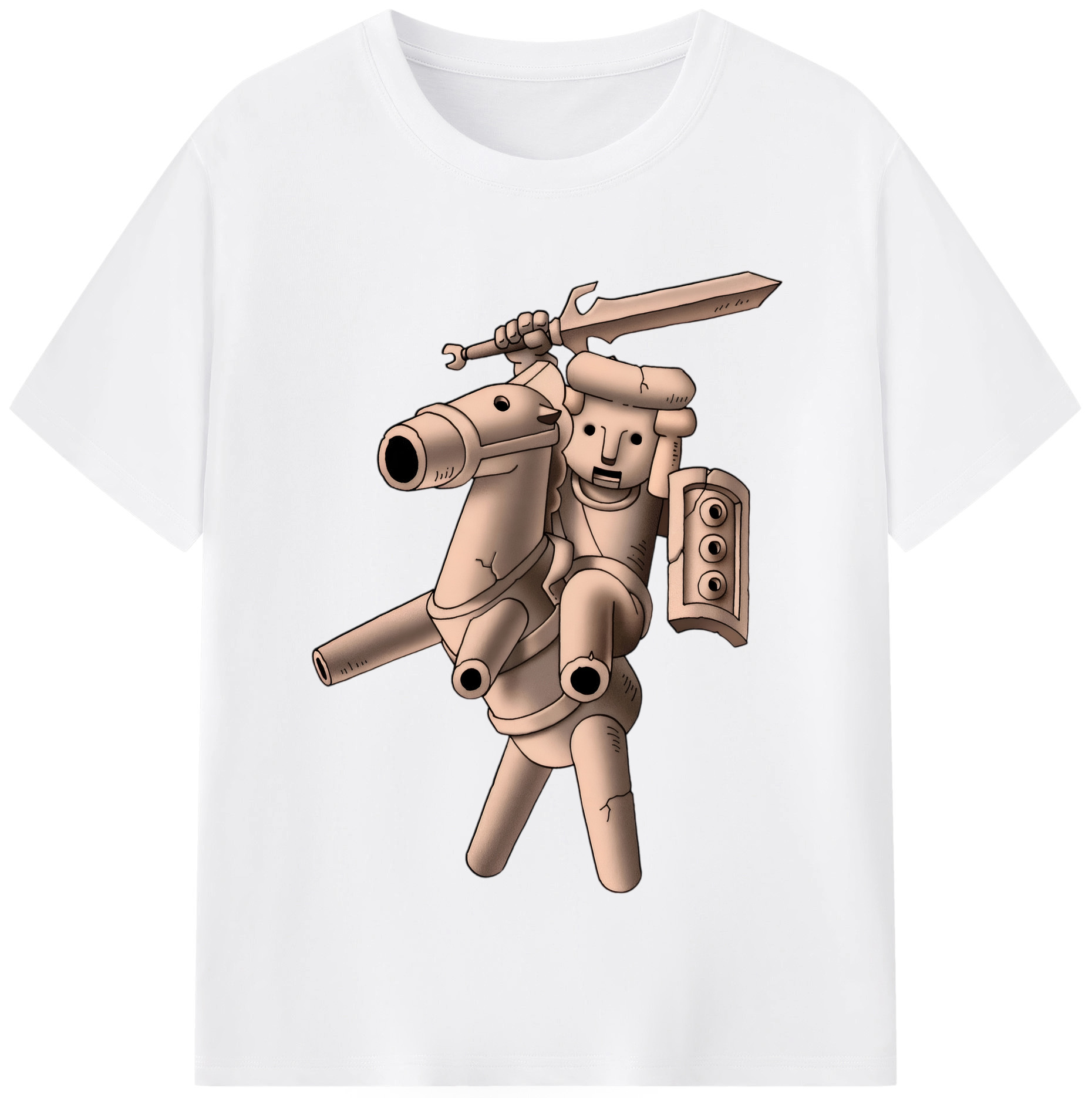 （画像用） ドラゴンクエスト Doragon Kuesuto Dragon Quest 綿100％半袖Tシャツ（フロントプリント）