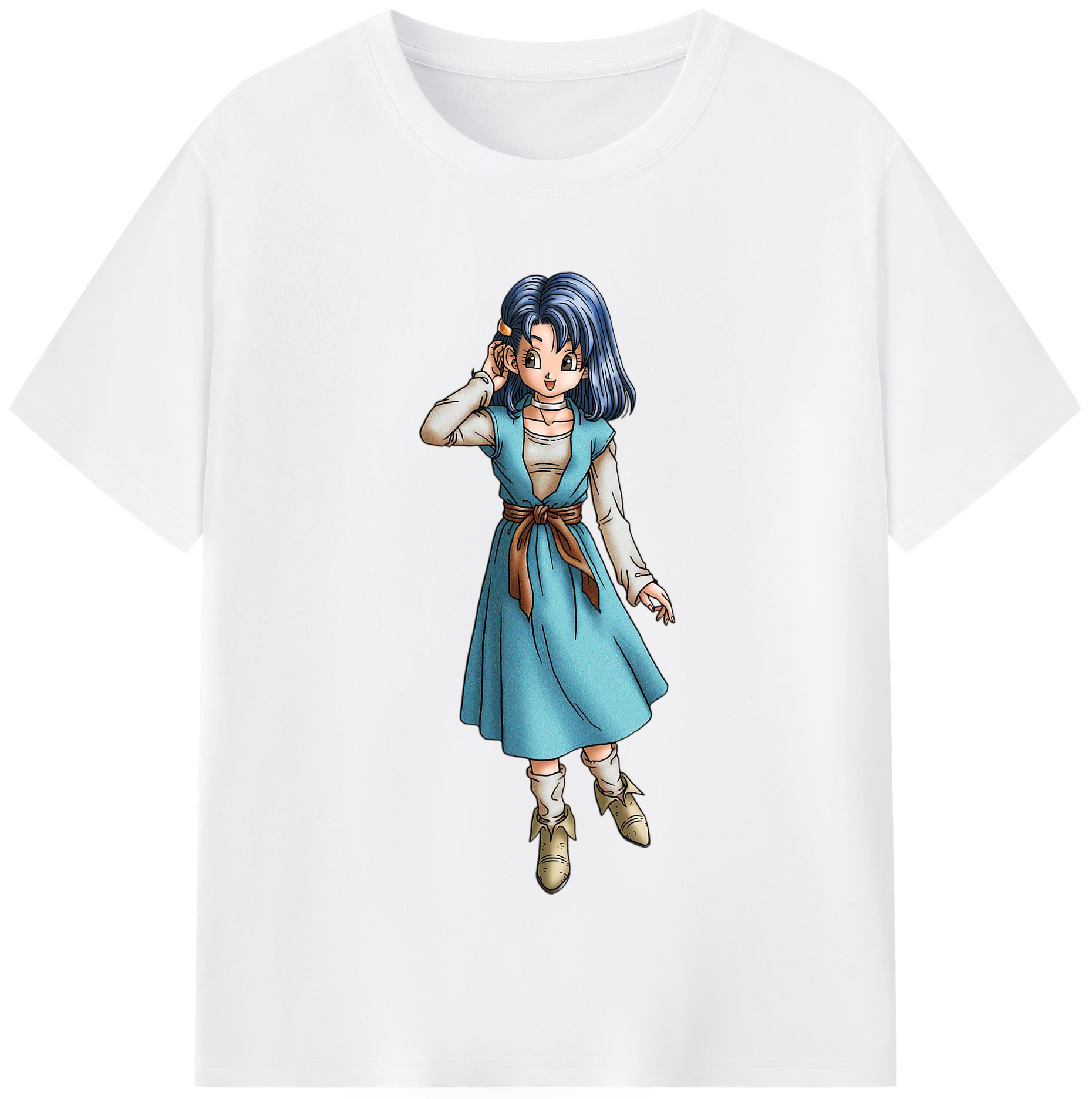 （画像用） ドラゴンクエスト Doragon Kuesuto Dragon Quest 綿100％半袖Tシャツ（フロントプリント）