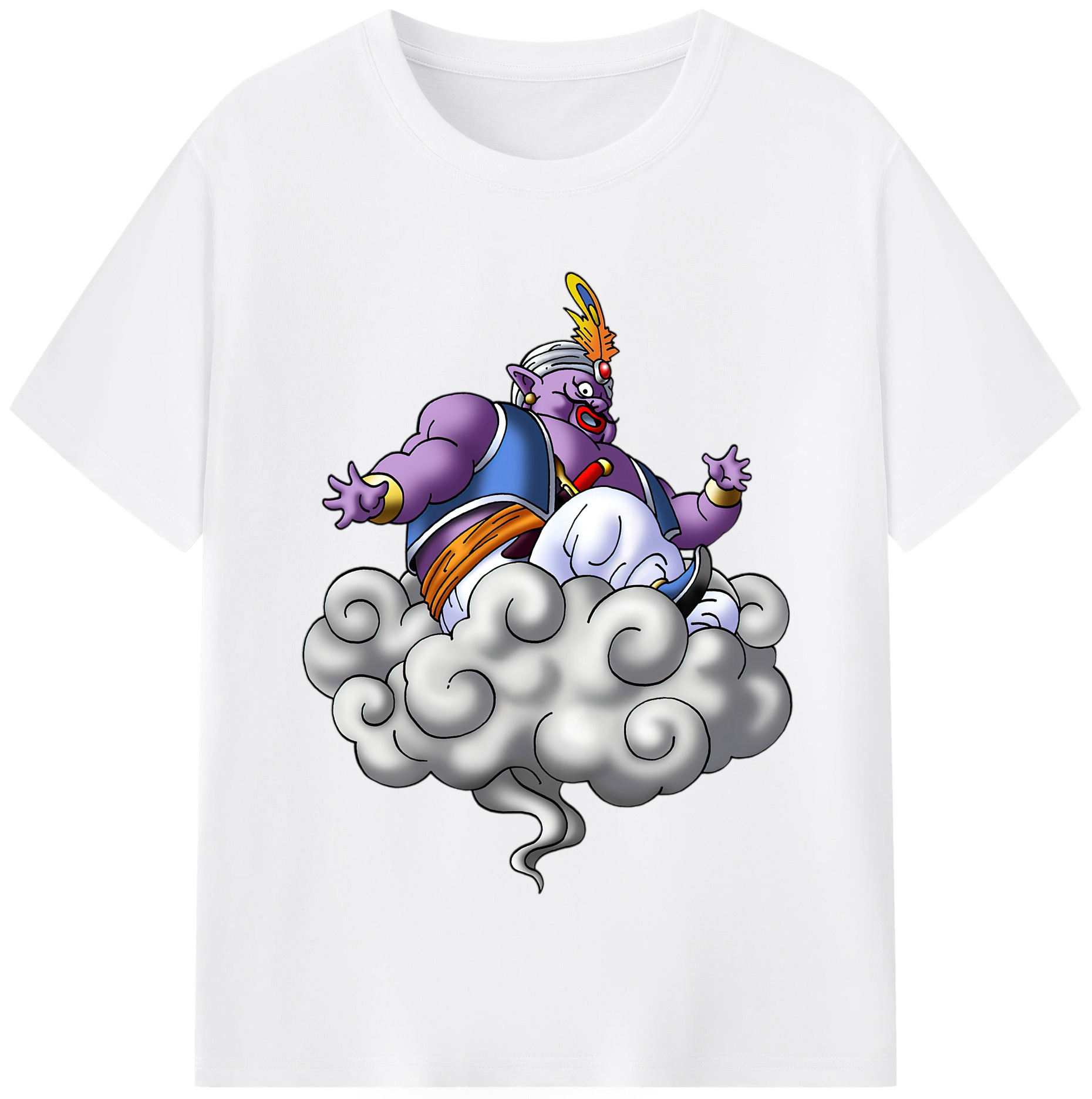 （画像用） ドラゴンクエスト Doragon Kuesuto Dragon Quest 綿100％半袖Tシャツ（フロントプリント）
