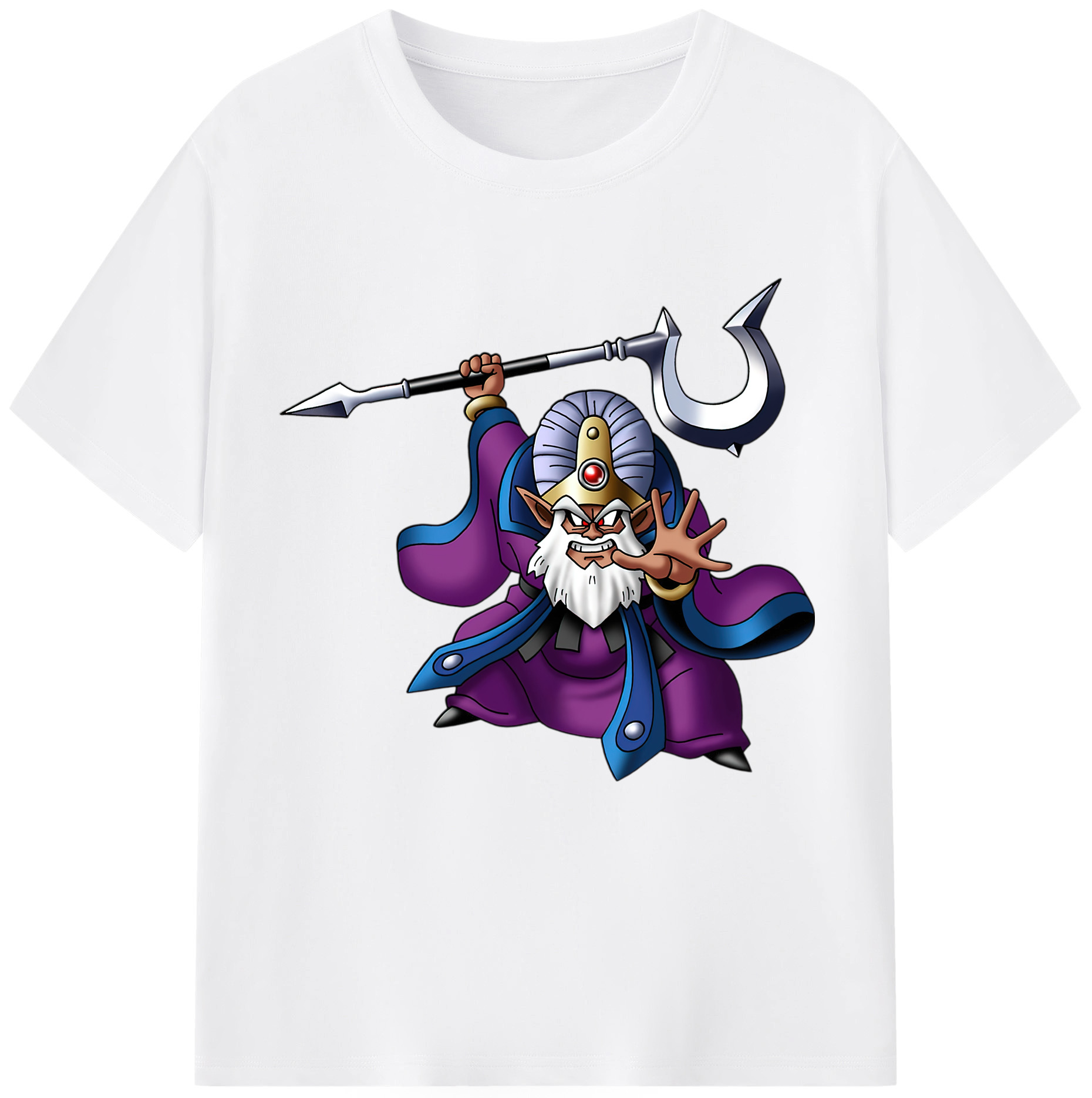 （画像用） ドラゴンクエスト Doragon Kuesuto Dragon Quest 綿100％半袖Tシャツ（フロントプリント）