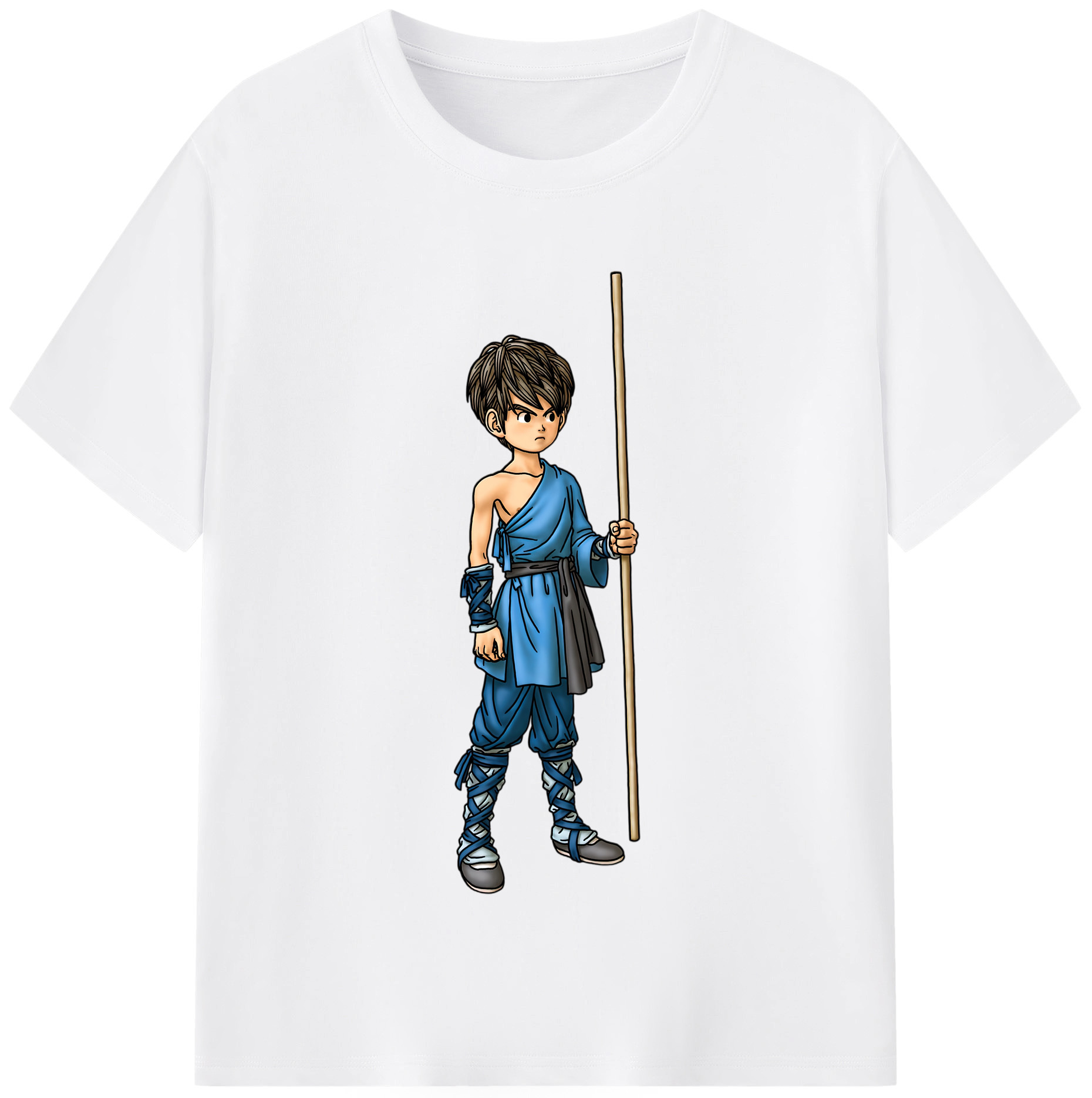 （画像用） ドラゴンクエスト Doragon Kuesuto Dragon Quest 綿100％半袖Tシャツ（フロントプリント）
