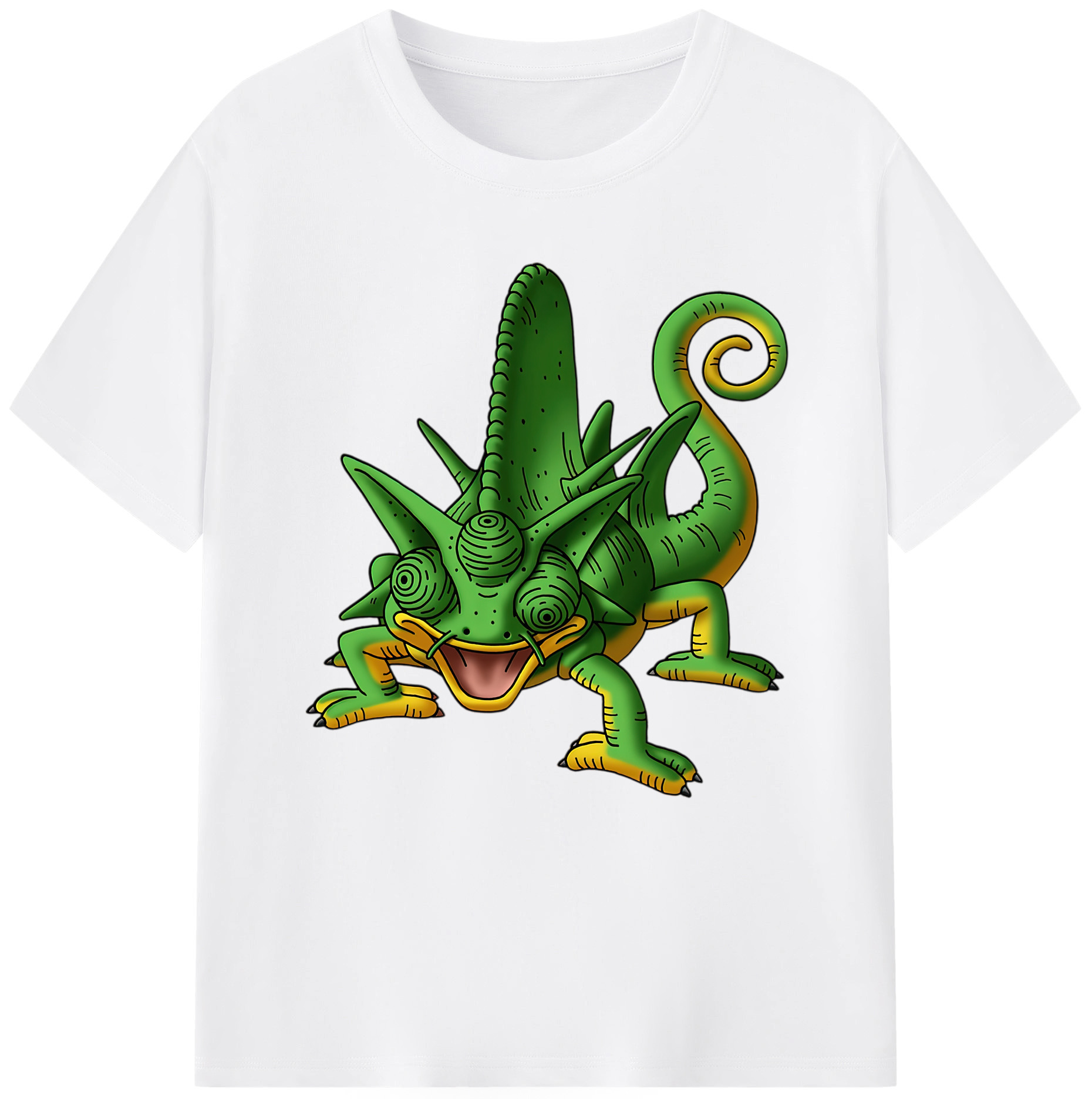 （画像用） ドラゴンクエスト Doragon Kuesuto Dragon Quest 綿100％半袖Tシャツ（フロントプリント）