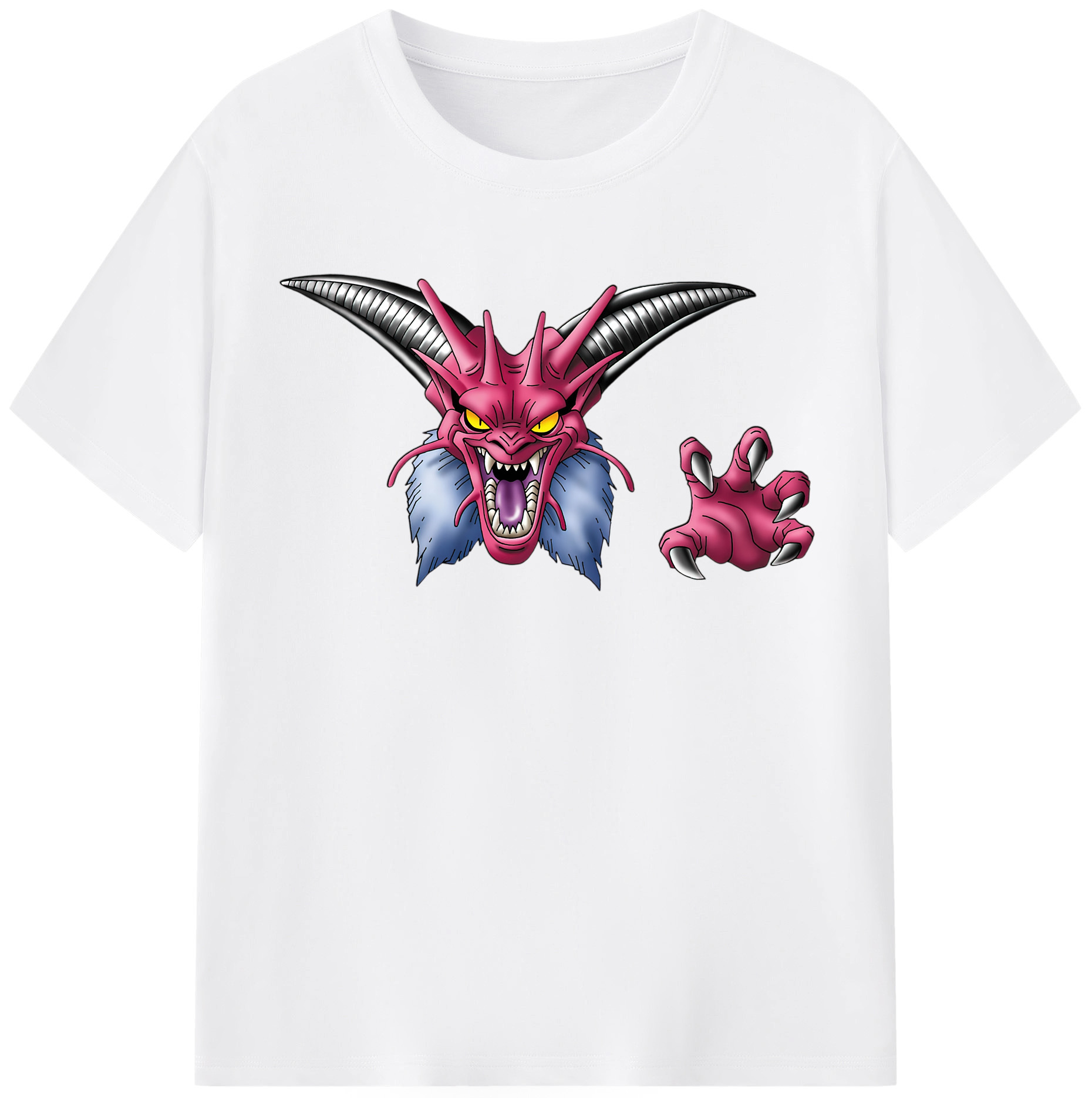 （画像用） ドラゴンクエスト Doragon Kuesuto Dragon Quest 綿100％半袖Tシャツ（フロントプリント）
