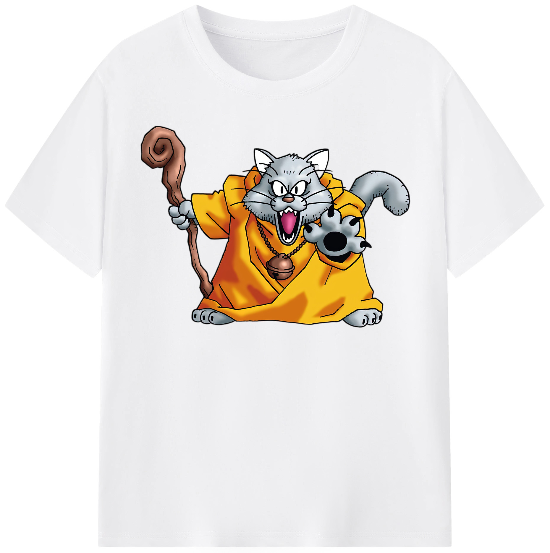 （画像用） ドラゴンクエスト Doragon Kuesuto Dragon Quest 綿100％半袖Tシャツ（フロントプリント）