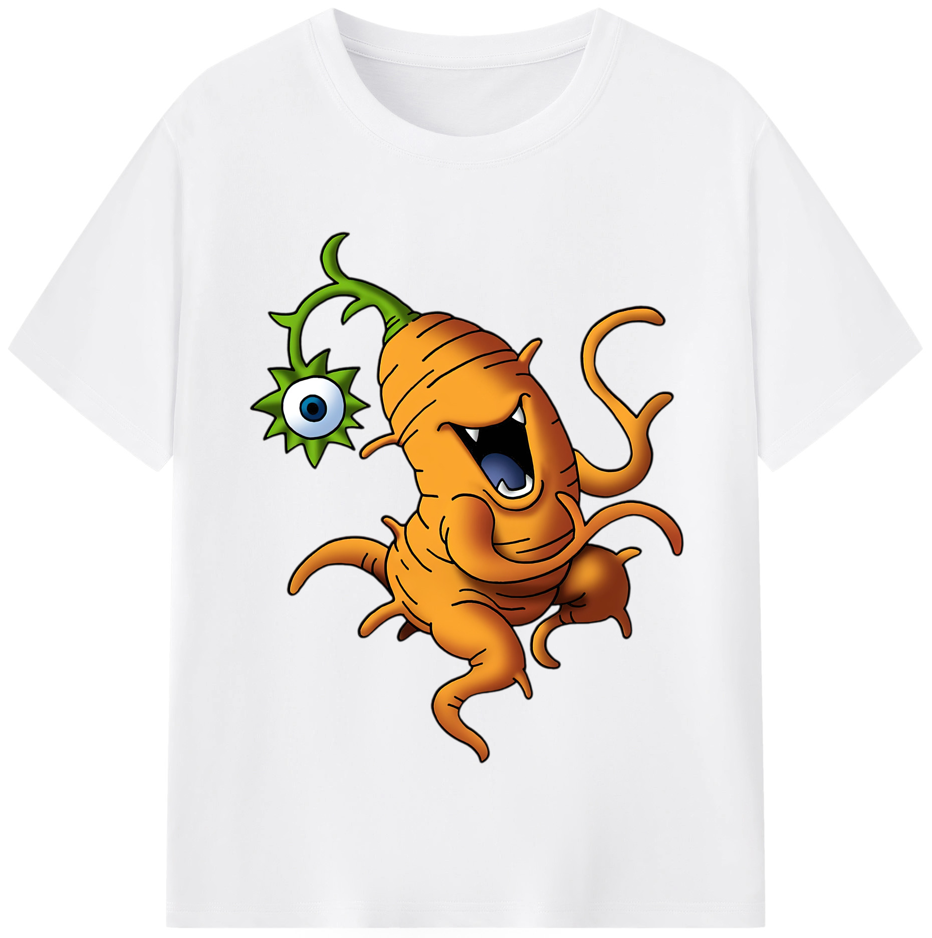 （画像用） ドラゴンクエスト Doragon Kuesuto Dragon Quest 綿100％半袖Tシャツ（フロントプリント）