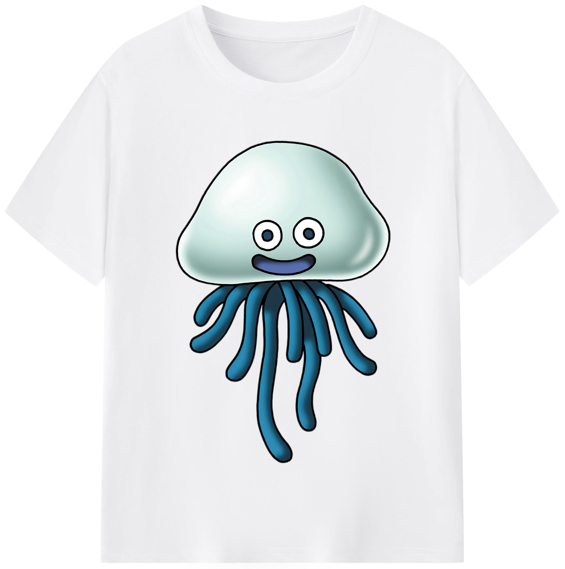 （画像用） ドラゴンクエスト Doragon Kuesuto Dragon Quest 綿100％半袖Tシャツ（フロントプリント）