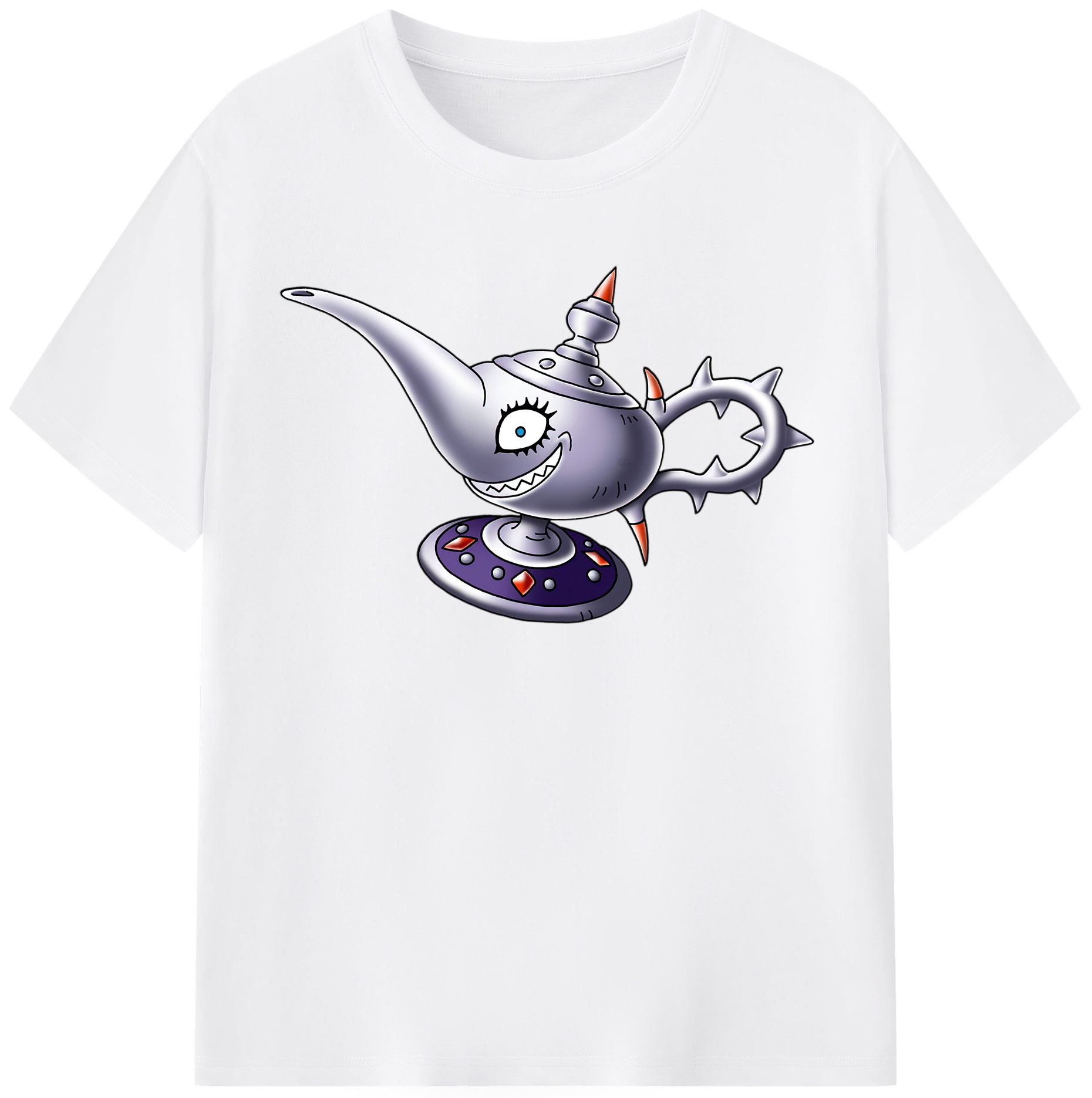 （画像用） ドラゴンクエスト Doragon Kuesuto Dragon Quest 綿100％半袖Tシャツ（フロントプリント）