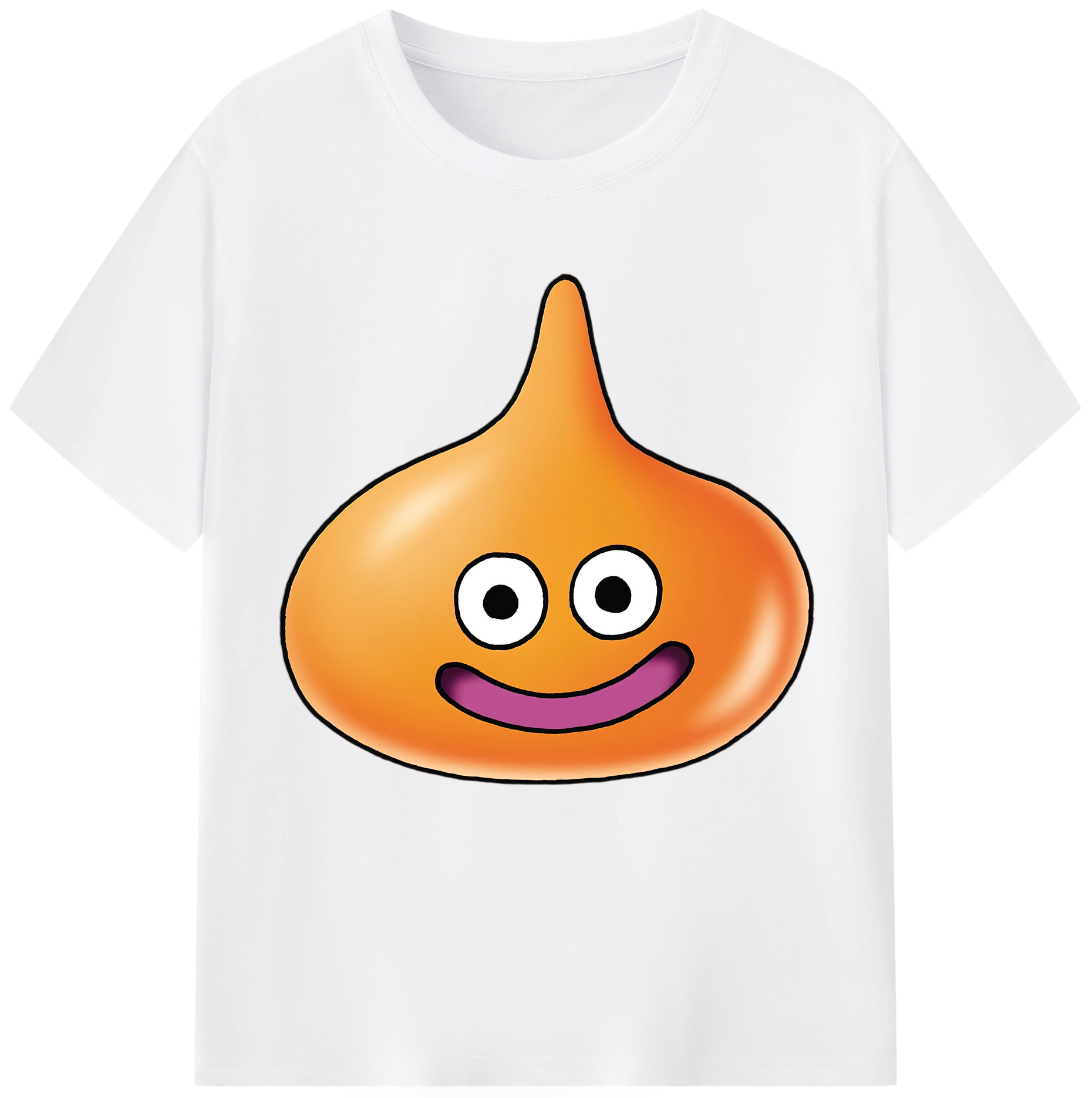 （画像用） ドラゴンクエスト Doragon Kuesuto Dragon Quest 綿100％半袖Tシャツ（フロントプリント）