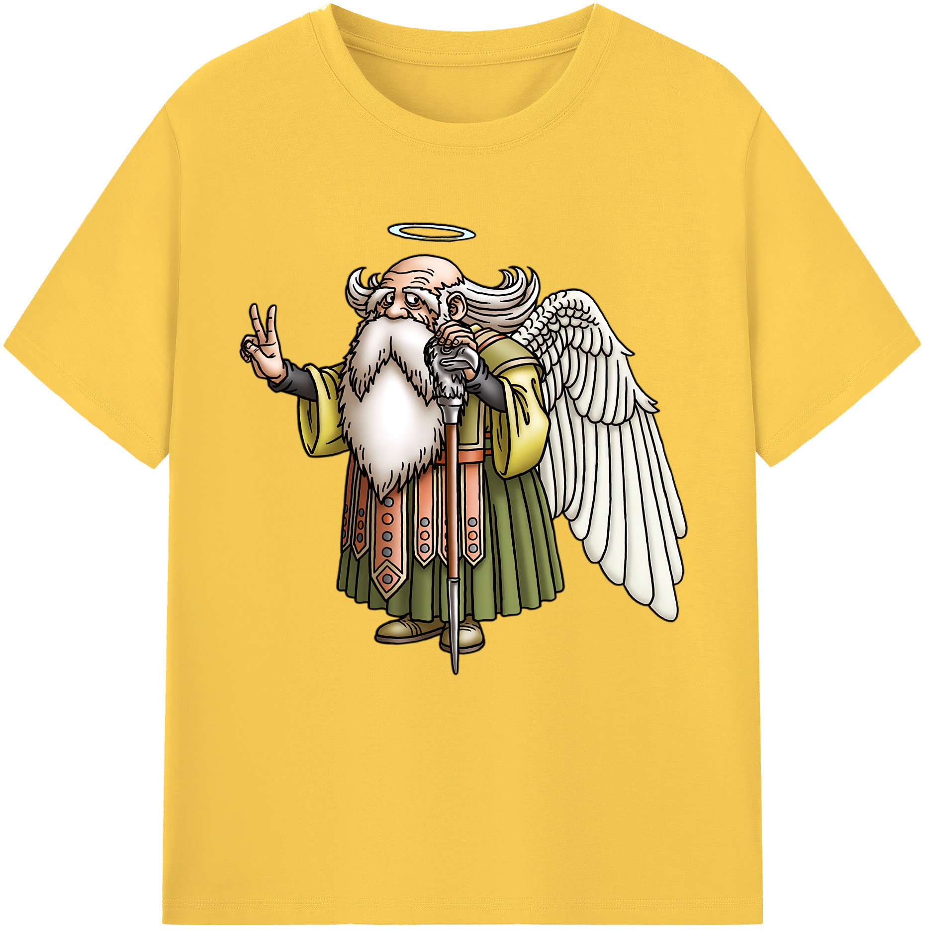 （画像用） ドラゴンクエスト Doragon Kuesuto Dragon Quest 綿100％半袖Tシャツ（フロントプリント）