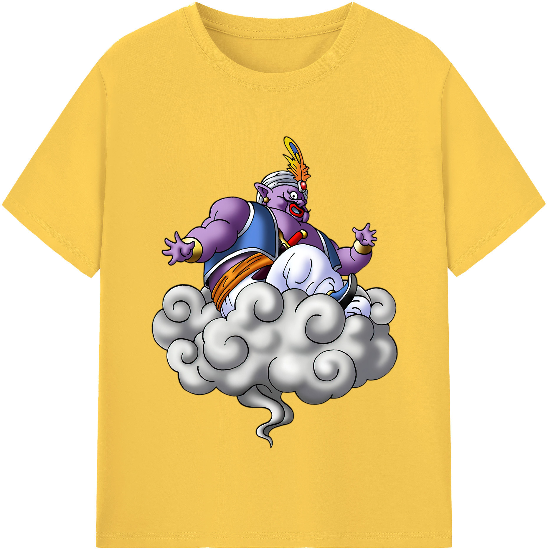 （画像用） ドラゴンクエスト Doragon Kuesuto Dragon Quest 綿100％半袖Tシャツ（フロントプリント）