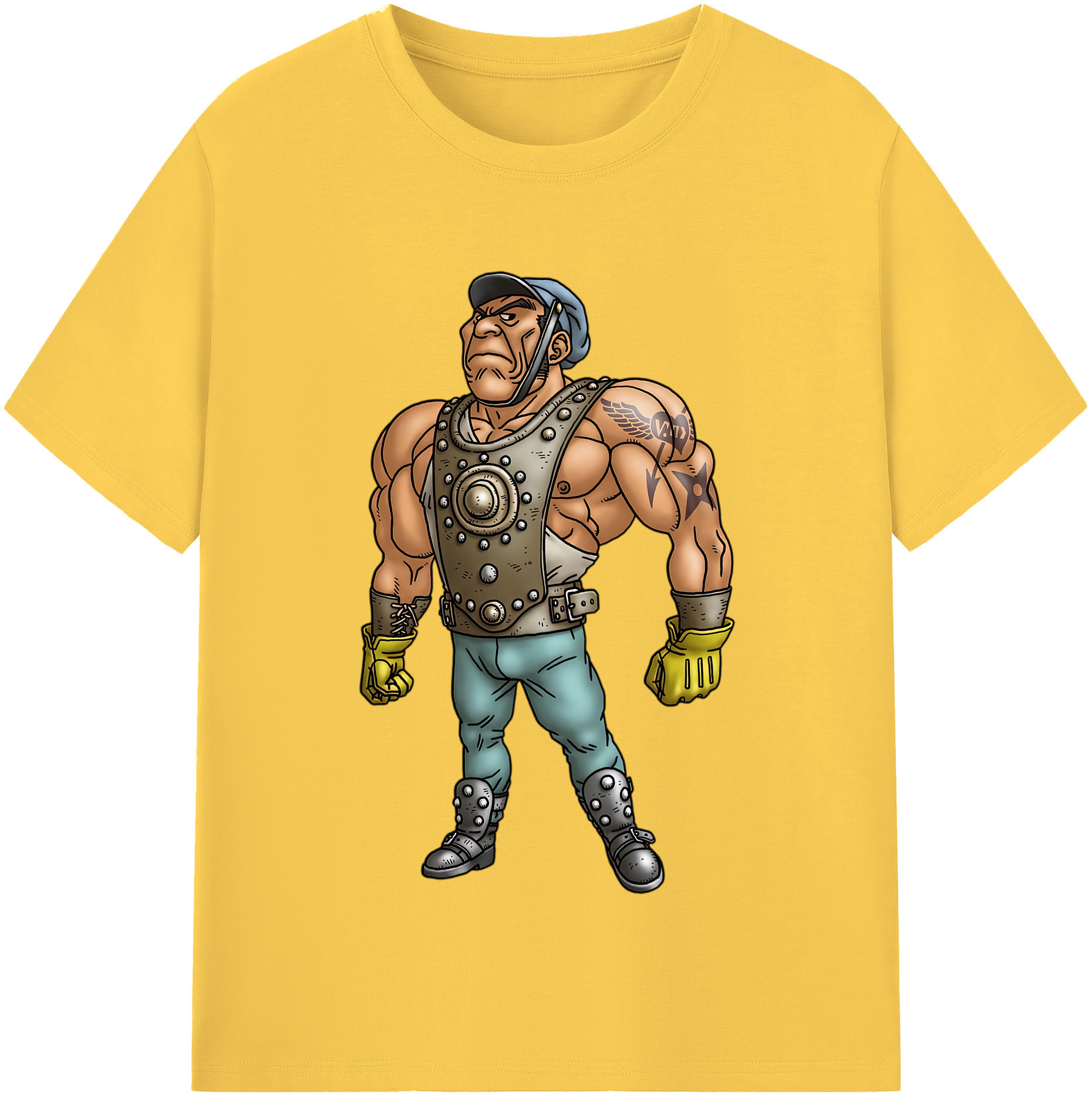 （画像用） ドラゴンクエスト Doragon Kuesuto Dragon Quest 綿100％半袖Tシャツ（フロントプリント）