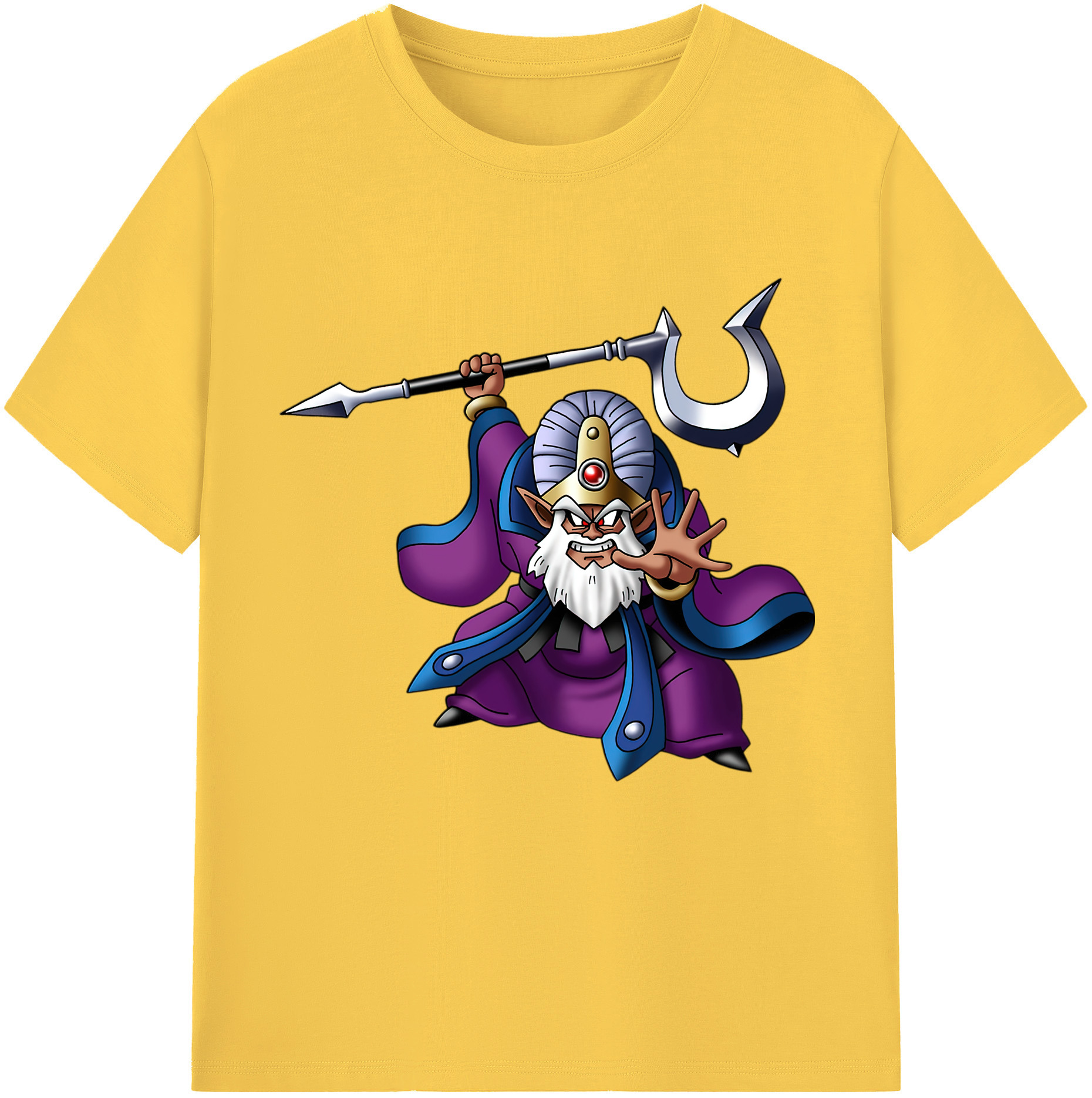 （画像用） ドラゴンクエスト Doragon Kuesuto Dragon Quest 綿100％半袖Tシャツ（フロントプリント）
