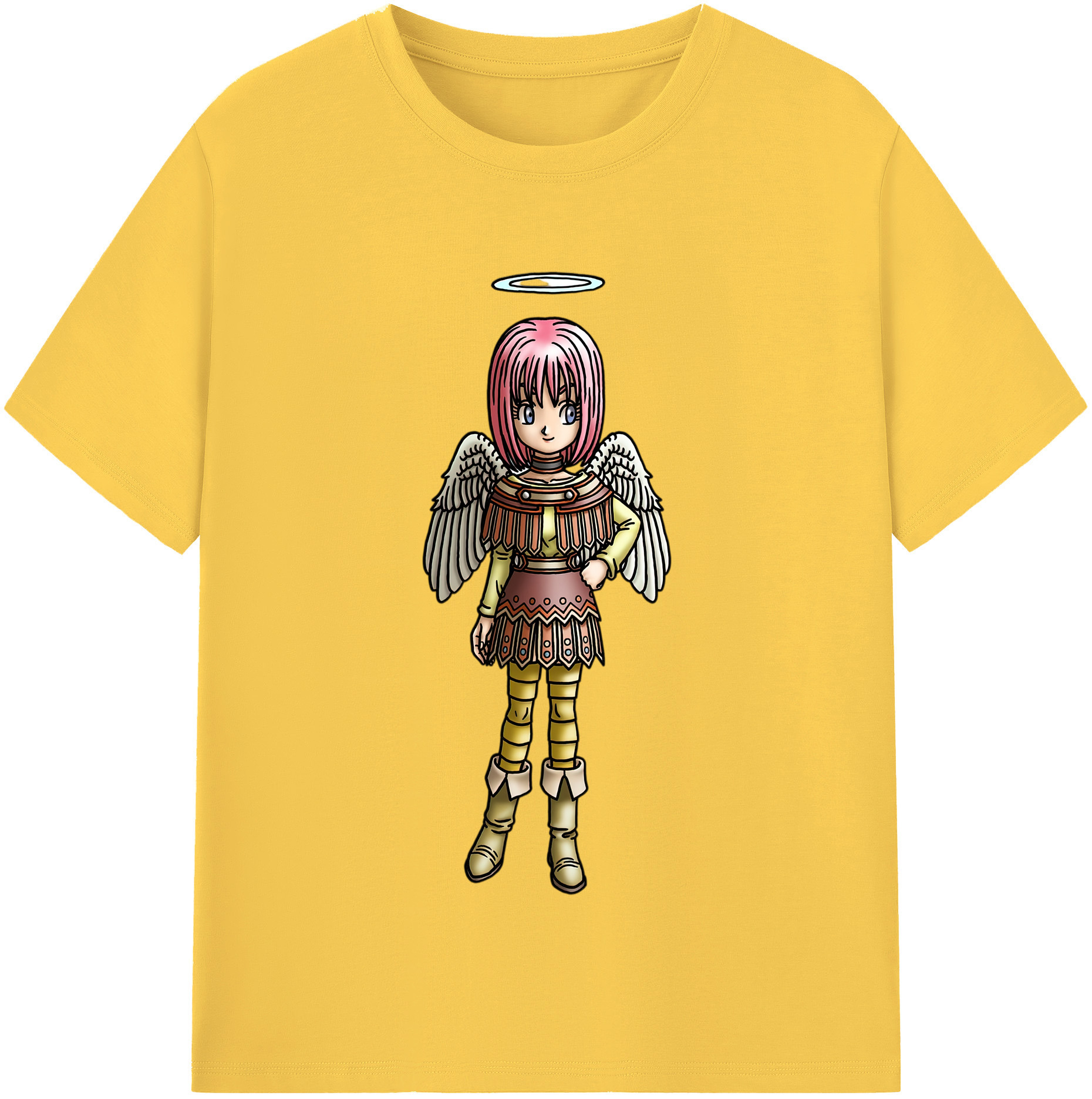 （画像用） ドラゴンクエスト Doragon Kuesuto Dragon Quest 綿100％半袖Tシャツ（フロントプリント）