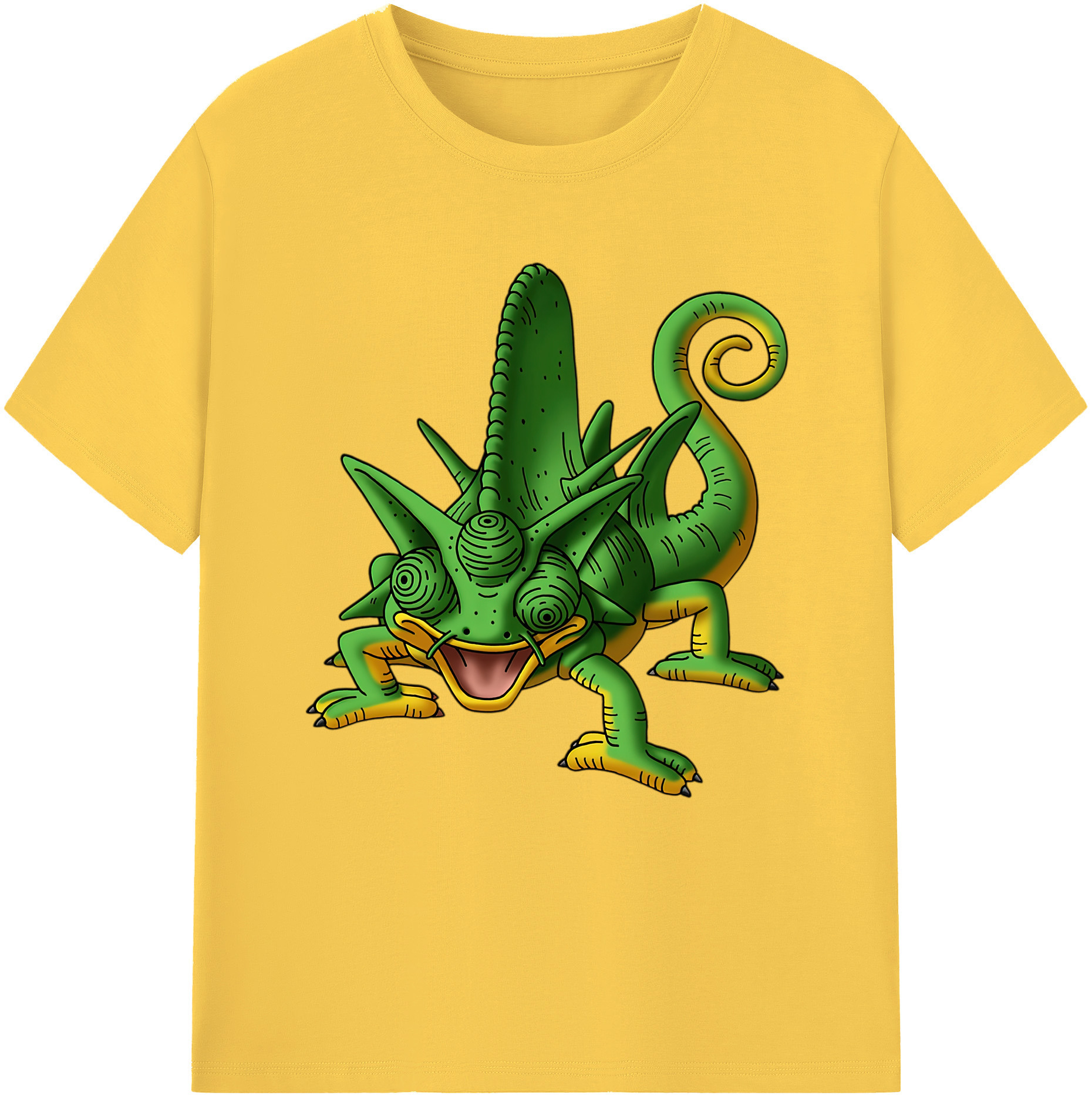 （画像用） ドラゴンクエスト Doragon Kuesuto Dragon Quest 綿100％半袖Tシャツ（フロントプリント）