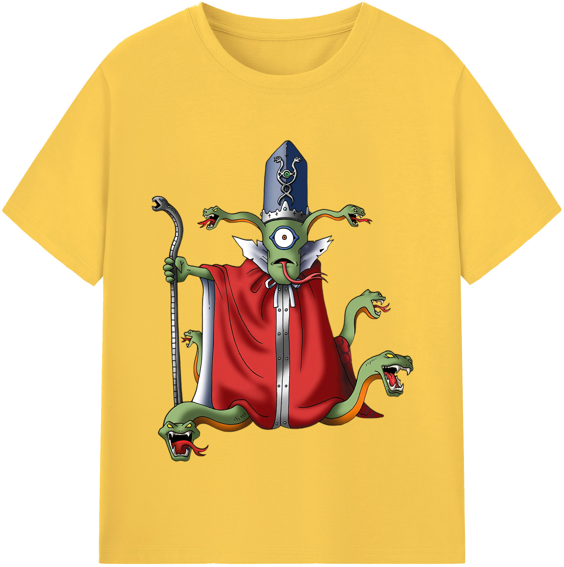 （画像用） ドラゴンクエスト Doragon Kuesuto Dragon Quest 綿100％半袖Tシャツ（フロントプリント）