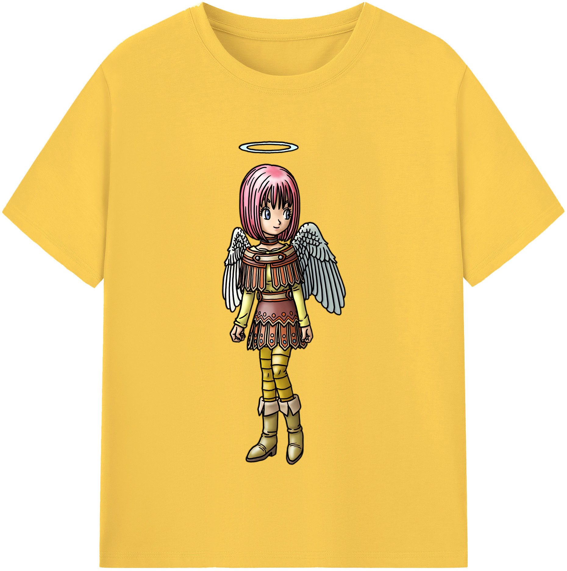 （画像用） ドラゴンクエスト Doragon Kuesuto Dragon Quest 綿100％半袖Tシャツ（フロントプリント）