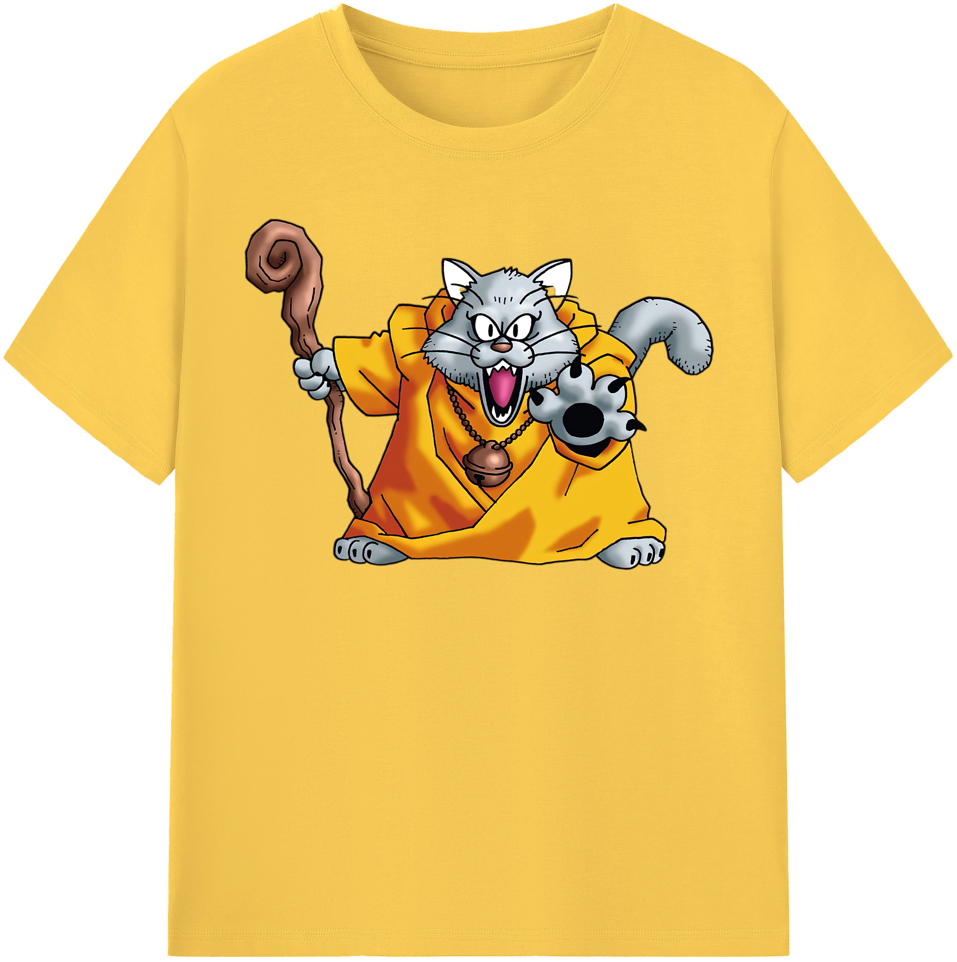 （画像用） ドラゴンクエスト Doragon Kuesuto Dragon Quest 綿100％半袖Tシャツ（フロントプリント）