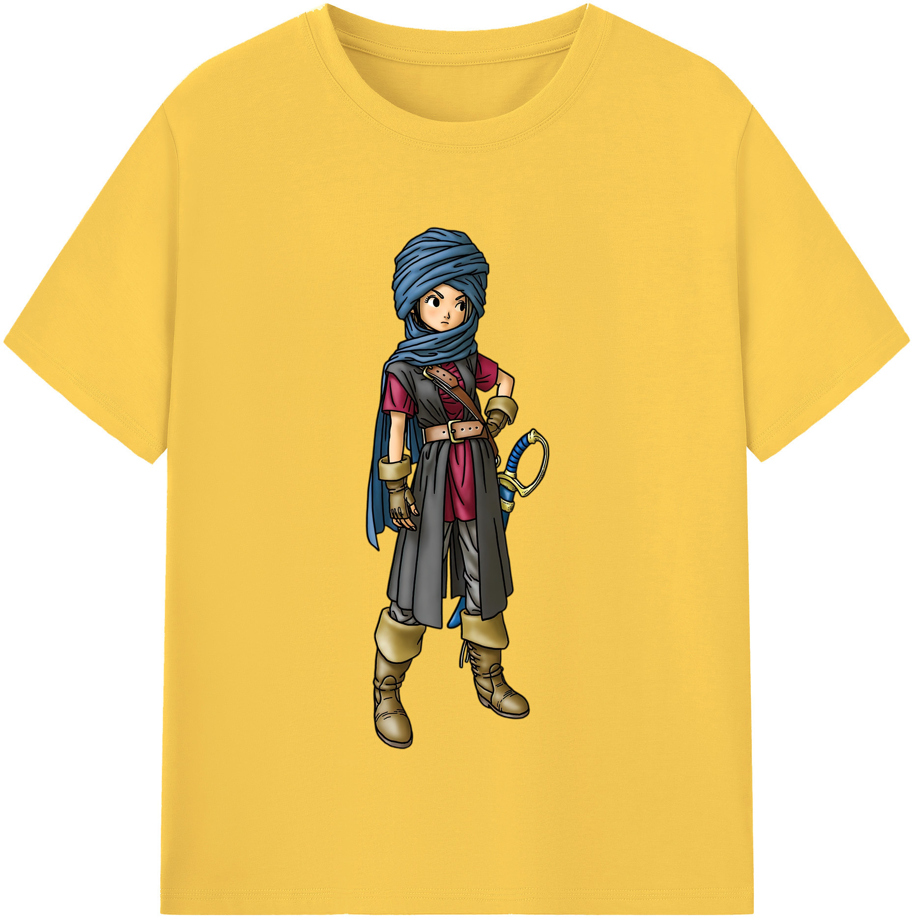 （画像用） ドラゴンクエスト Doragon Kuesuto Dragon Quest 綿100％半袖Tシャツ（フロントプリント）
